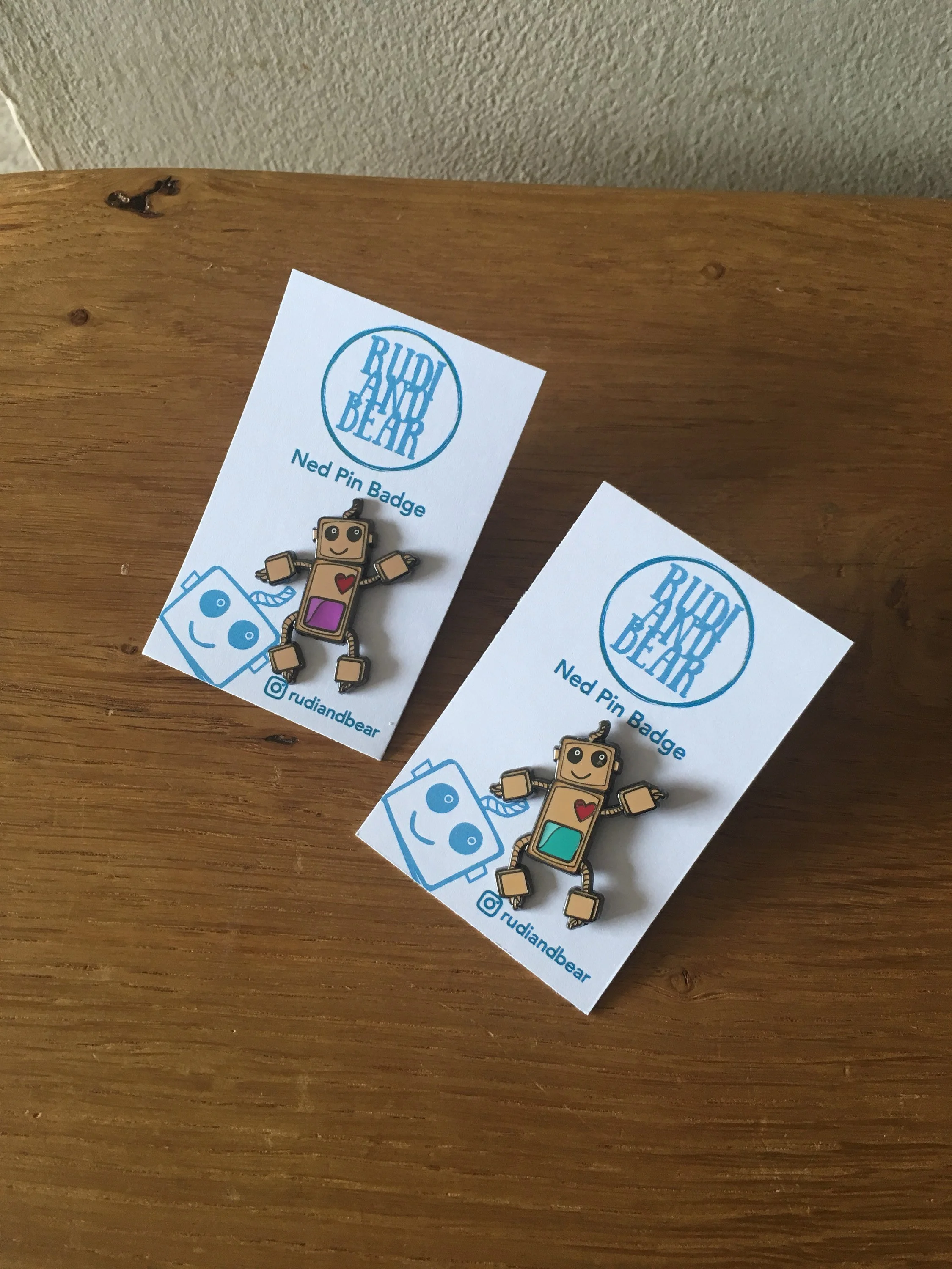 Ned Pin Badge As they come