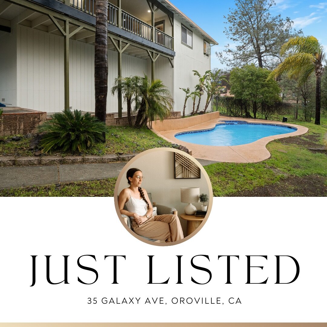 35 Galaxy Ave, Oroville Ca 

That lanai! 😍 🌴 🏊&zwj;♂️ I could sit there all day and enjoy the foothill views or sit there all night and stargaze ✨ 

My kind of property 
Listing agents Tatjana Zina &amp; Lori Akers 
@parkwayrealestateco