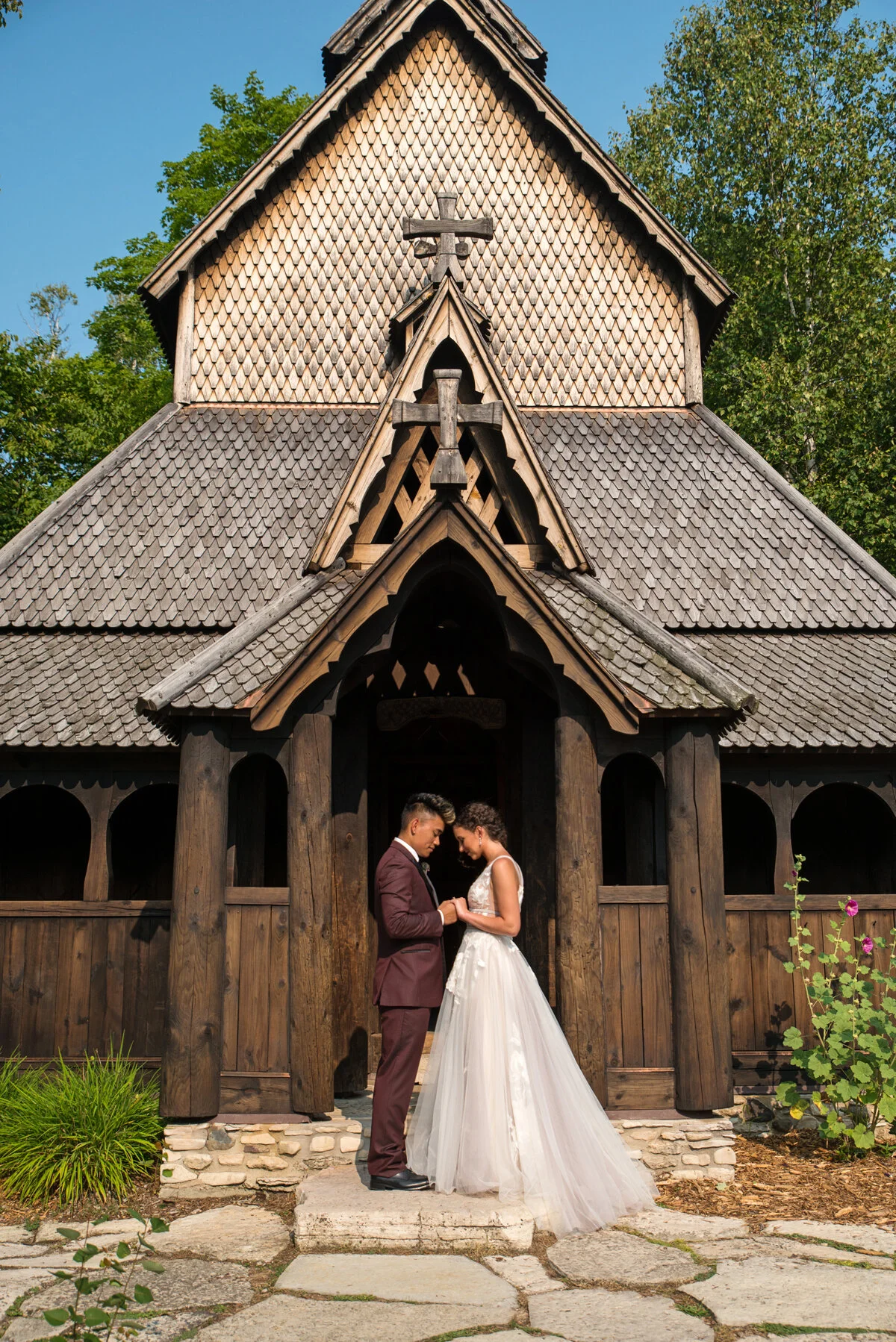 Styled shoot by Kasey & Ben Photography at Stavkirke Church.