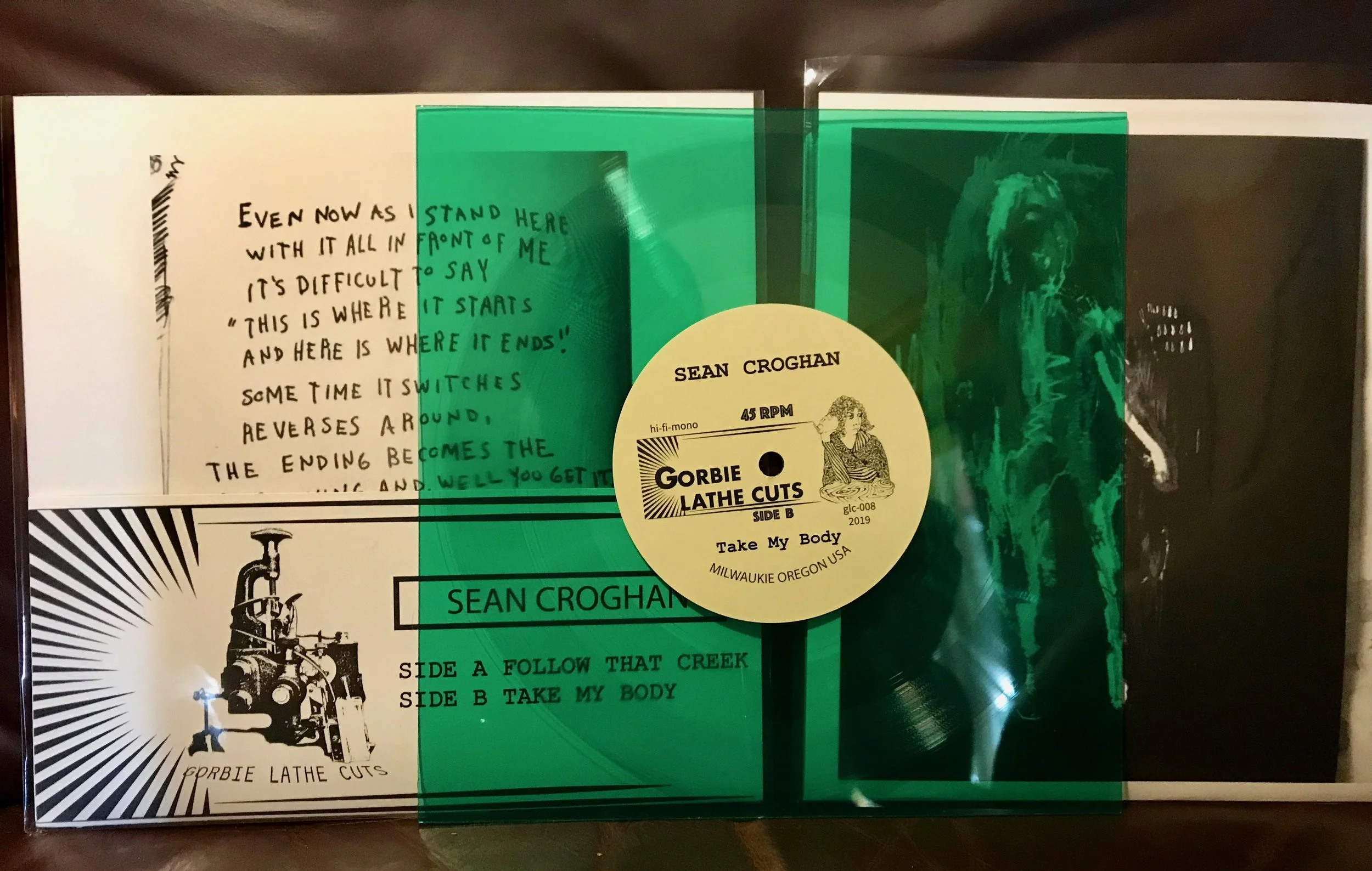 COOL GREEN 8 INCH LATHE CUT SINGLE