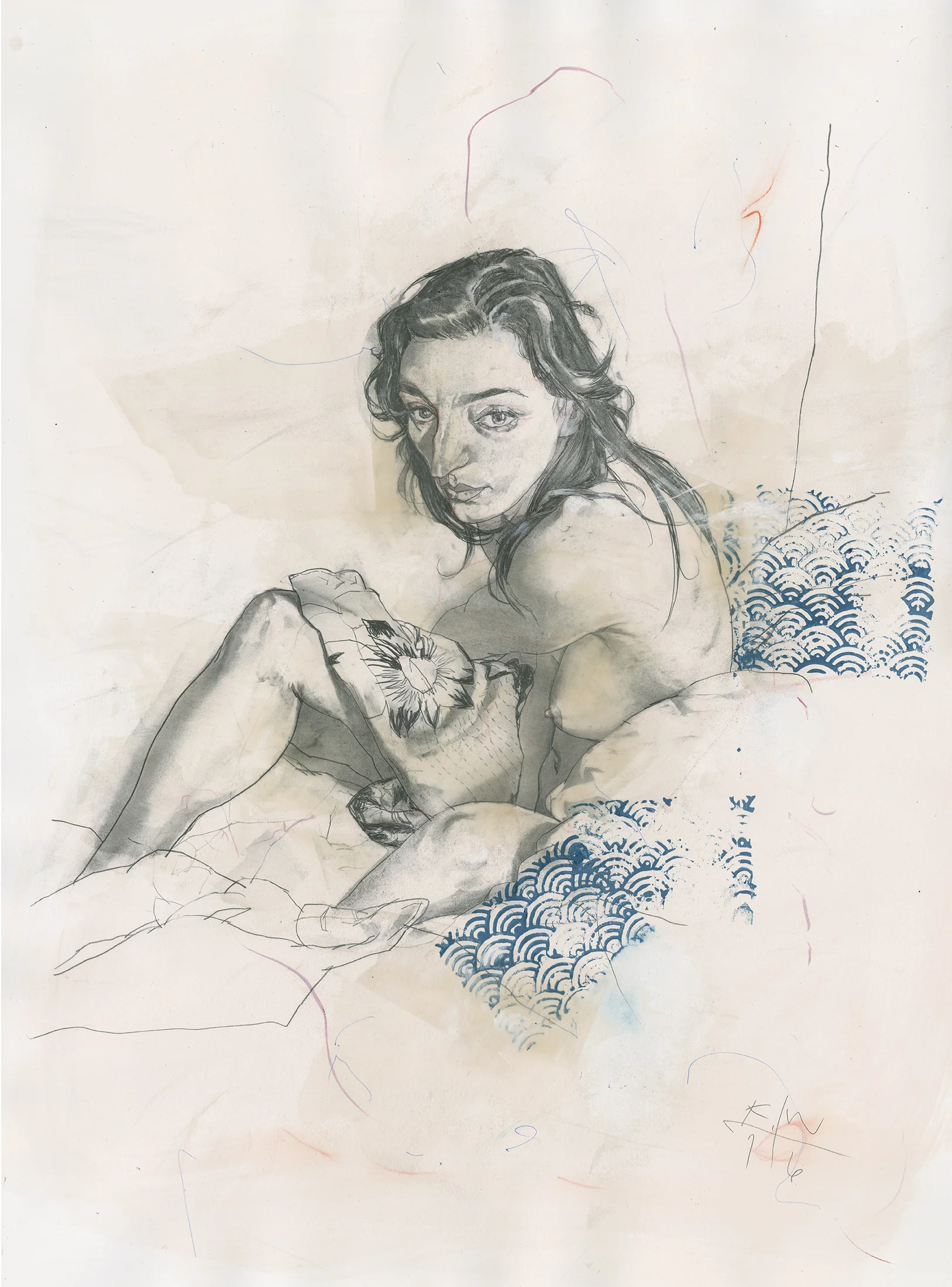 NUDE WITH PATTERN