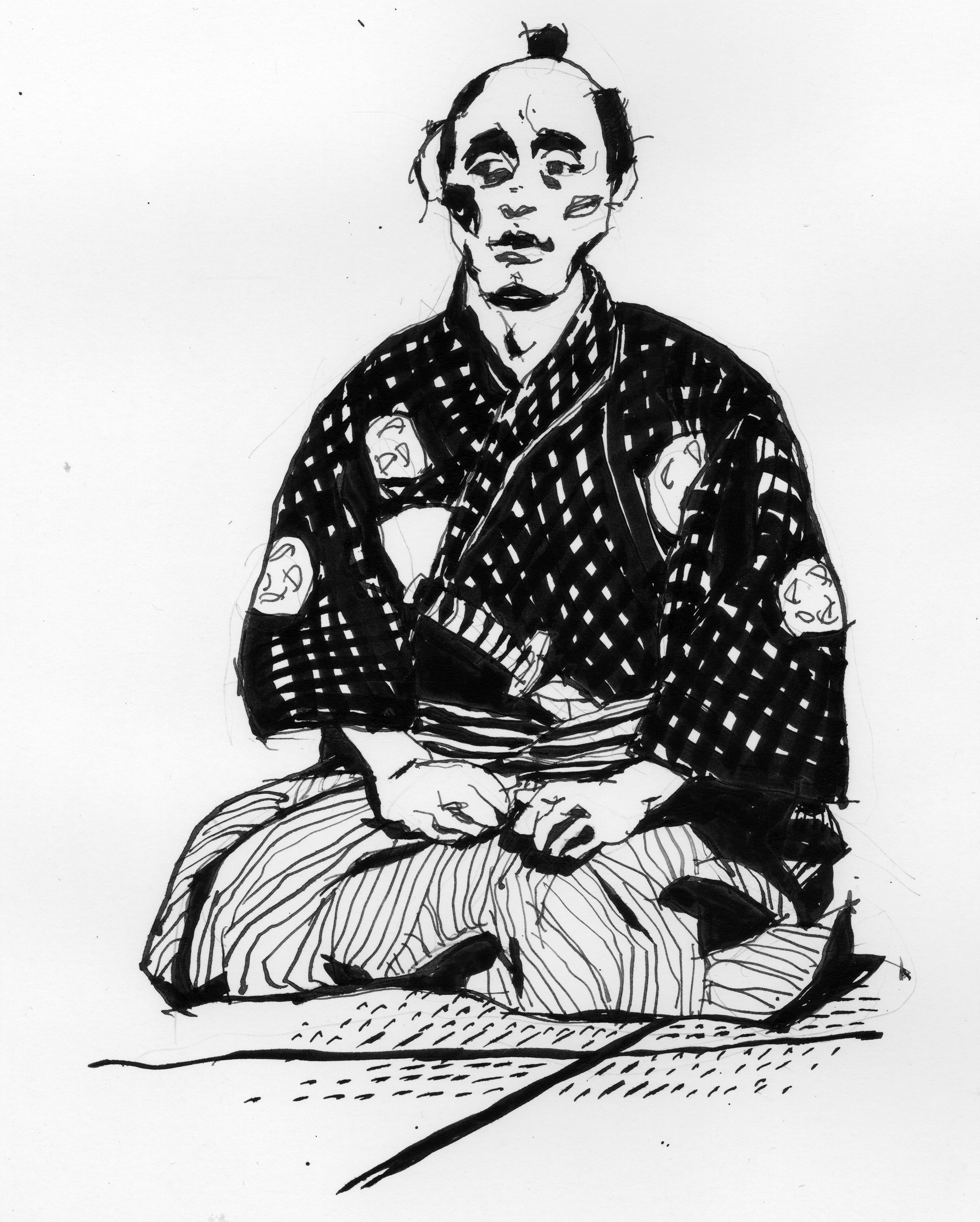 KNEELING SAMURAI (2)