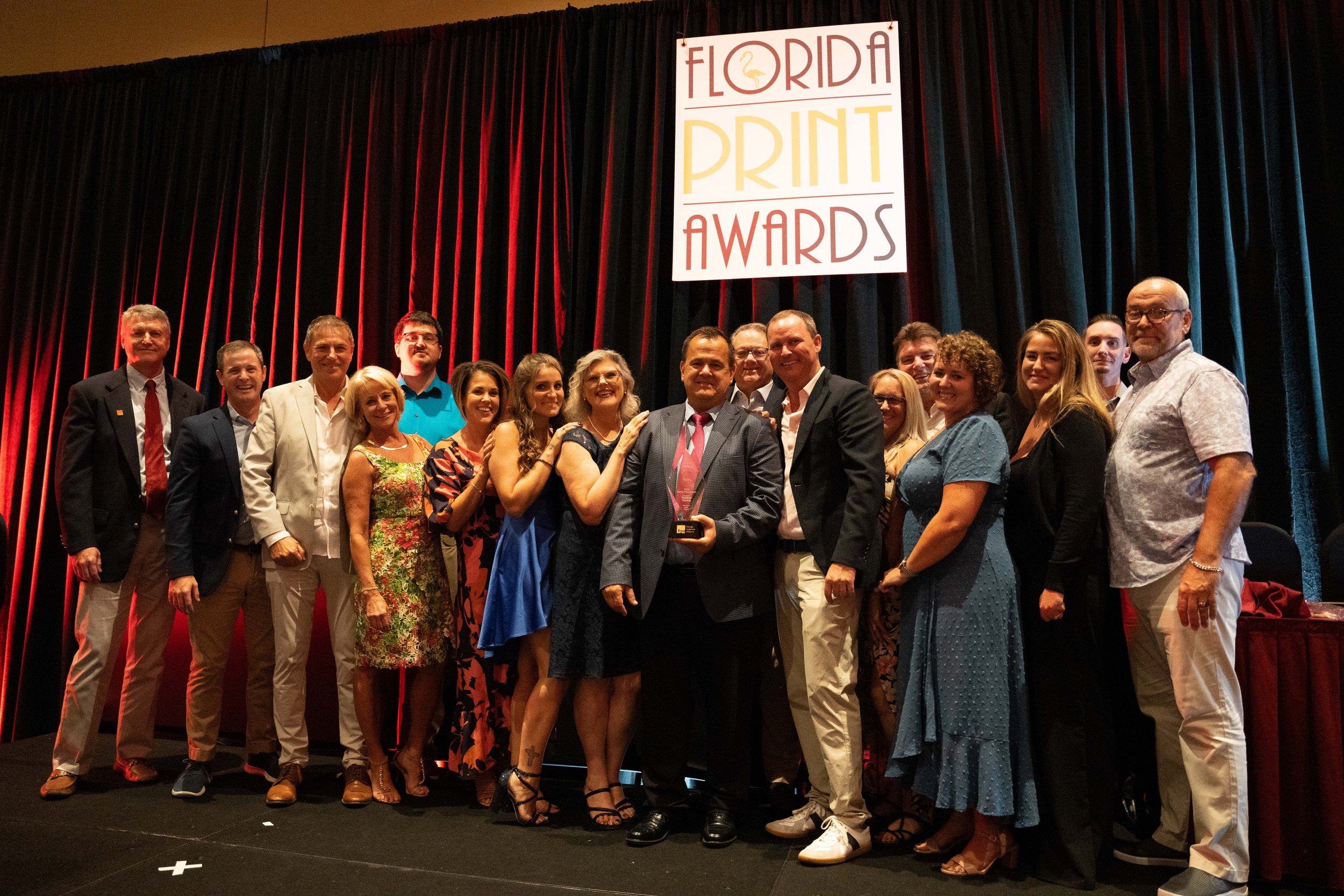  Florida printing and graphics professionals gathered to showcase their print creations and wonders at the   Florida Print Awards 2023    Learn More  