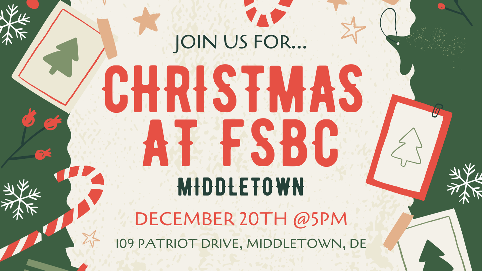 Christmas At FSBC Middletown!