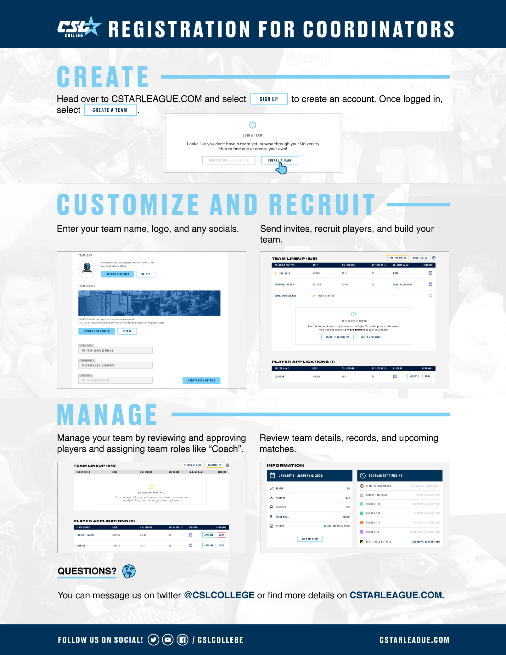 1 Pager Side A: How to Register