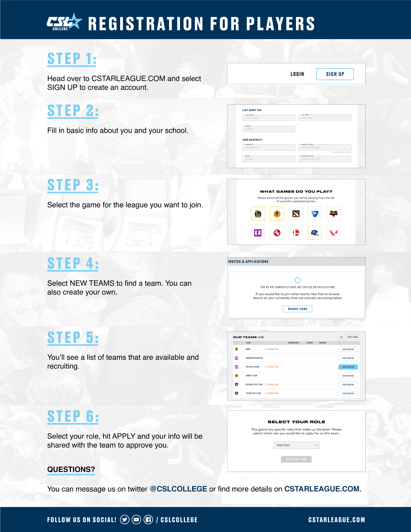 1 Pager Side B: How to Register