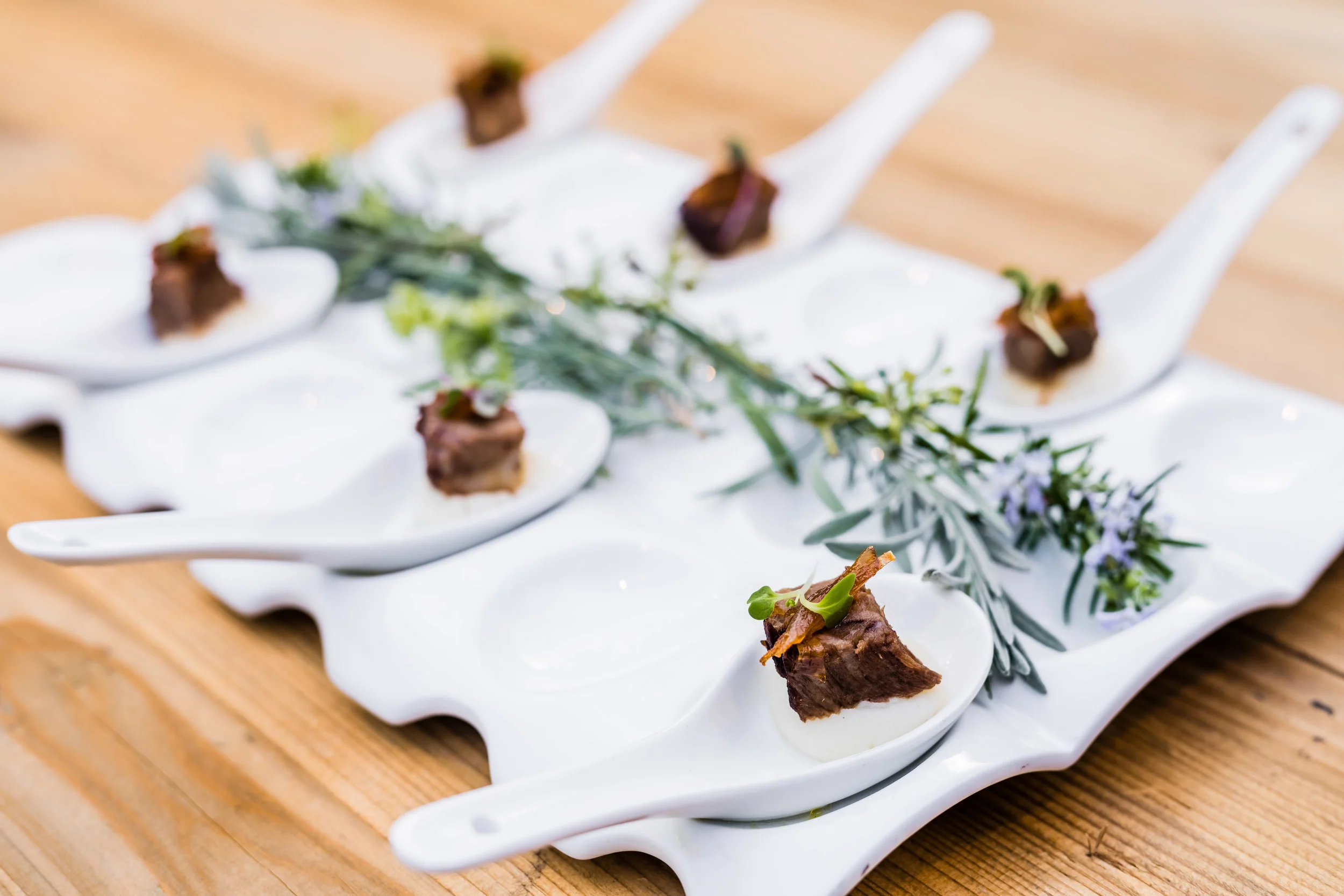 Candied Bacon Short Rib Amuse
