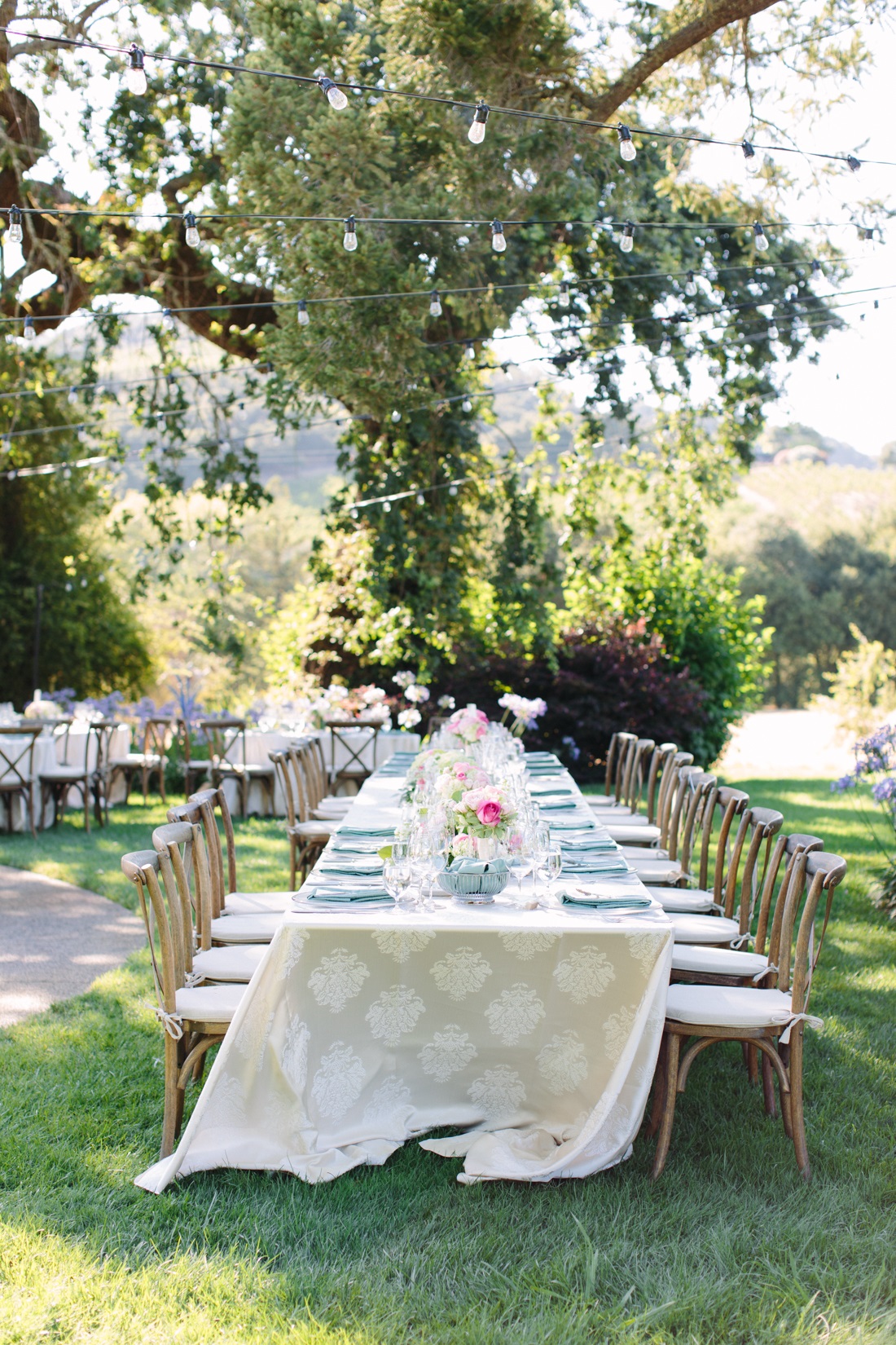 Al Fresco Wedding Reception Napa