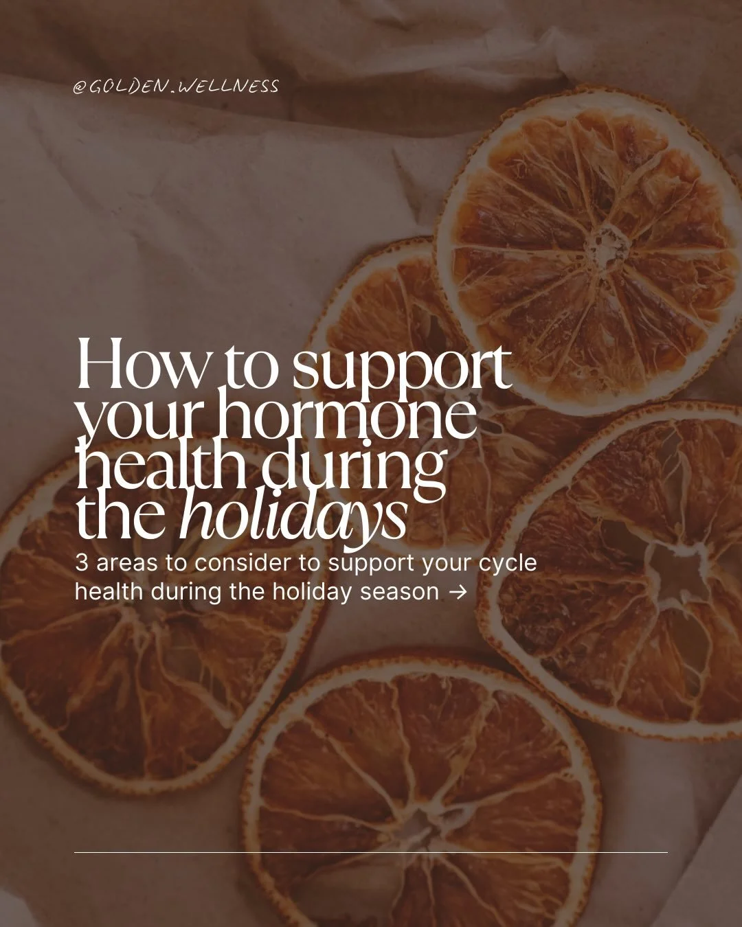 Statistically and anecdotally, women experience their worst periods an PMS in the first couple months of the new year, post holidays. Why is this? 

Well, when we back it up and check into the previous months, things start to click. 

We start with H