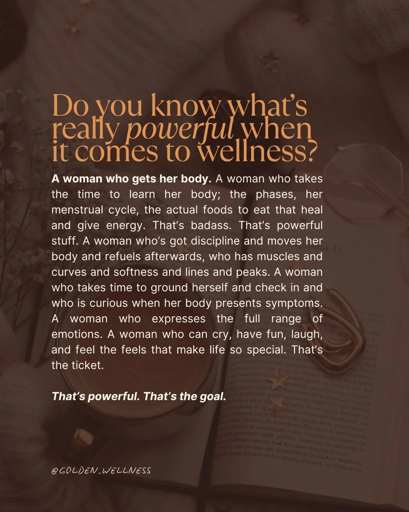 Comment GROUP to register your spot for the Women&rsquo;s Health Immersion ⚡️

When you strip it back and remove the noise, it&rsquo;s not all that complicated. 

You&rsquo;re doing too much. You still have PMS symptoms, irregular cycles, and feel pe