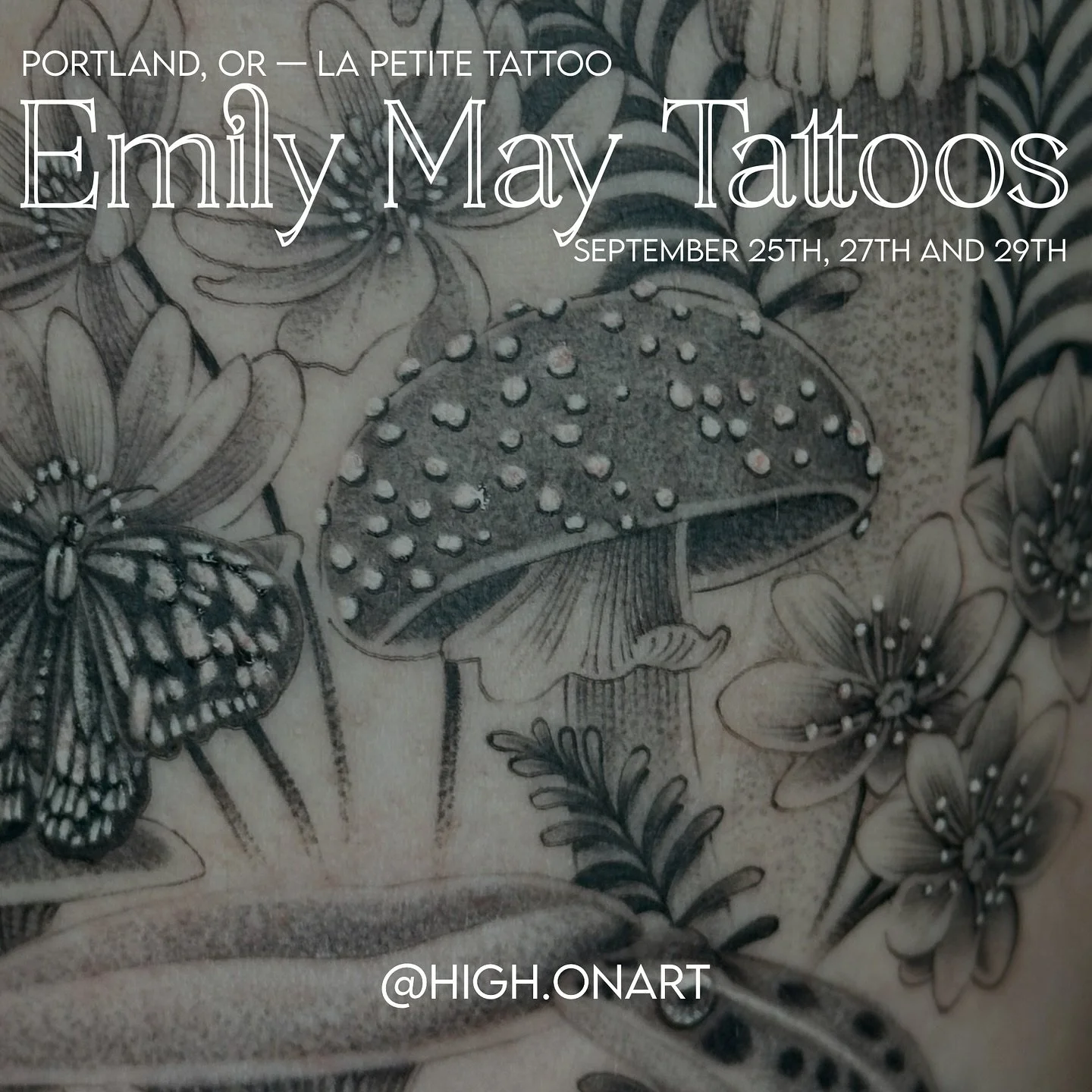 Hello, Portland! 🌲✨ I still have some availability during this trip and would love to take on a few more projects. I specialize in floral and nature tattoos &mdash; fine line and color illustrative. 🌸🦋 I&rsquo;m open to projects of all sizes!

If 