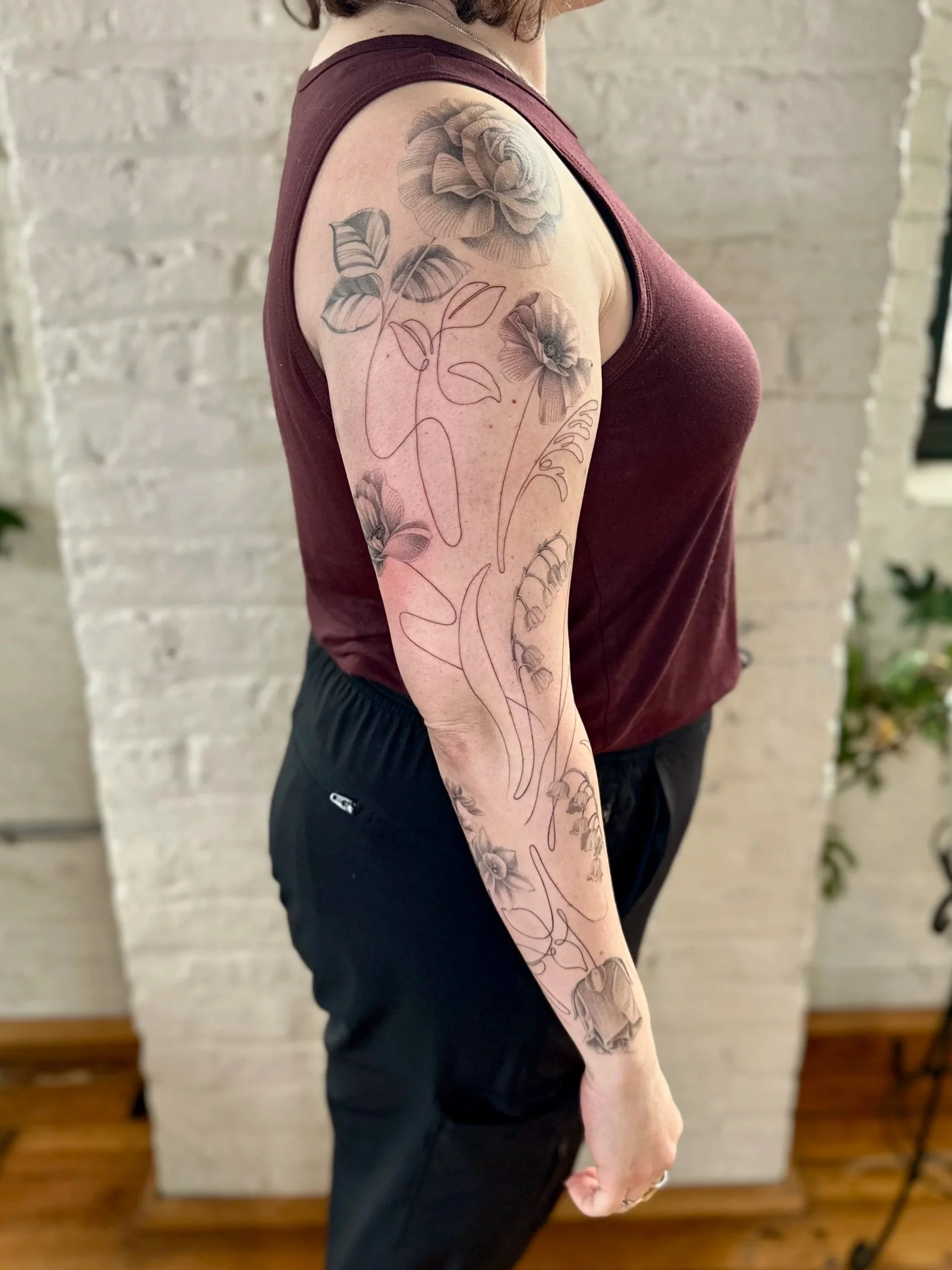 Birth Flower Sleeve