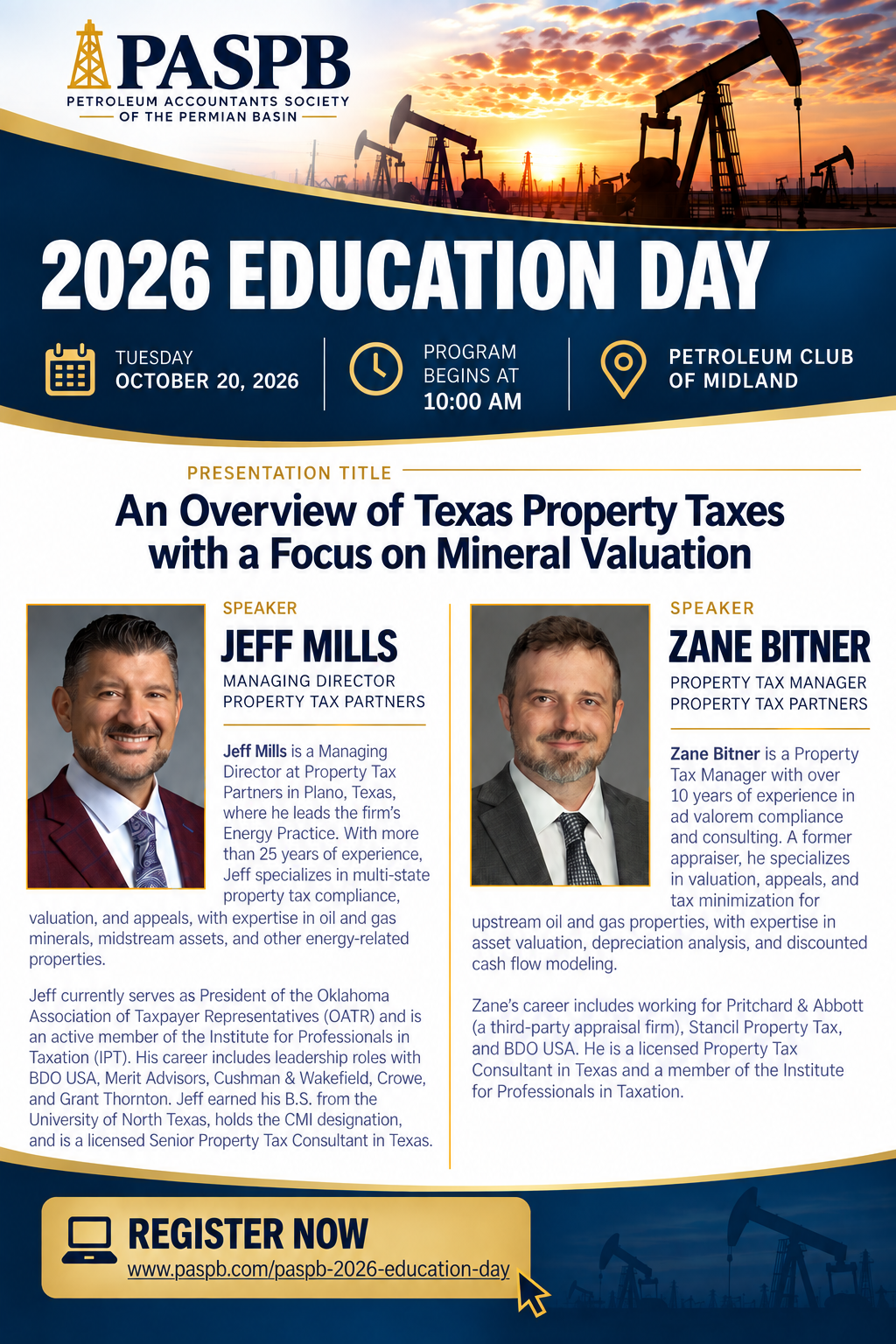 10 AM - Jeff Mills & Zane Bitner_PASPB 2026 Education Day Flyer-Final.png