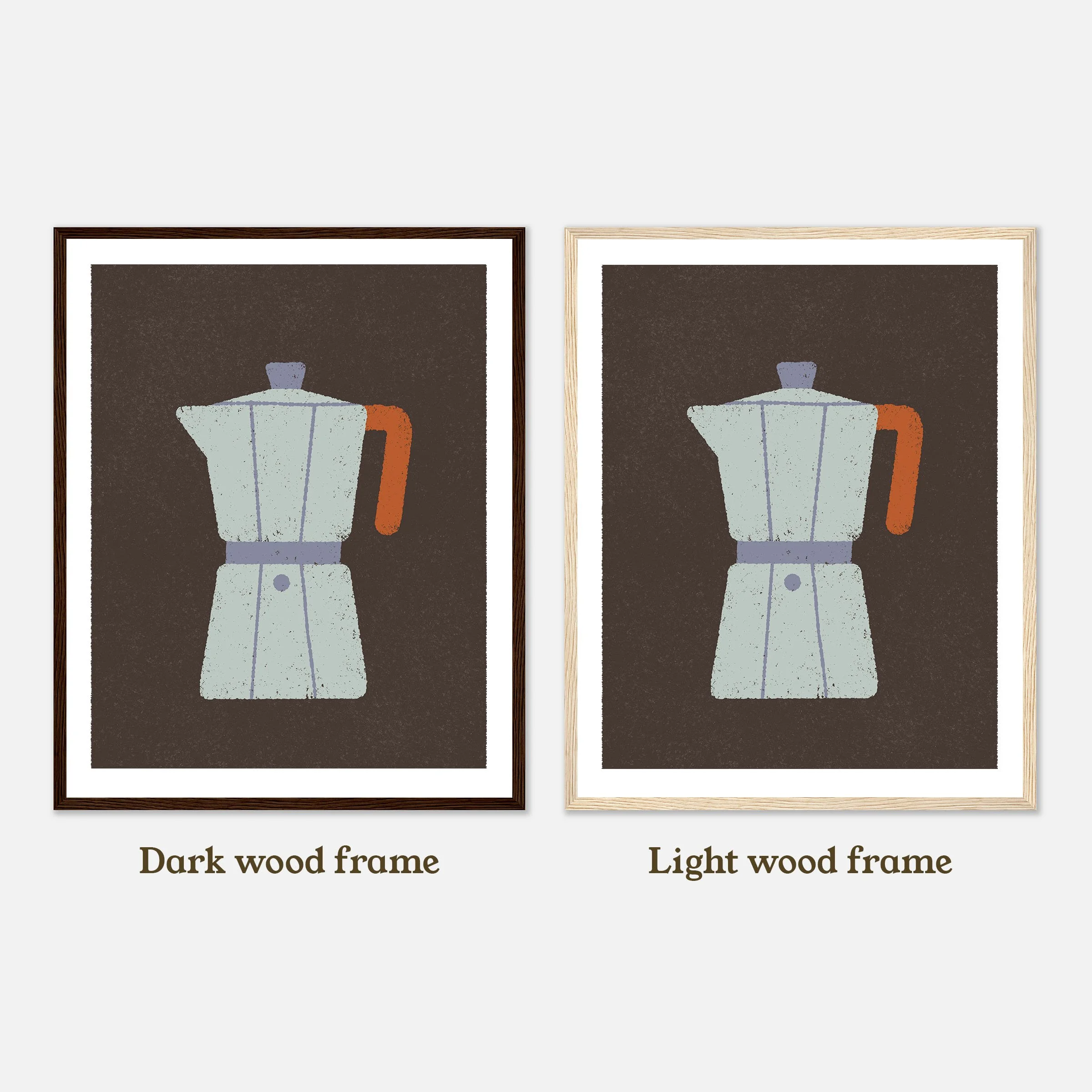 Moka Pot Coffee Art Print