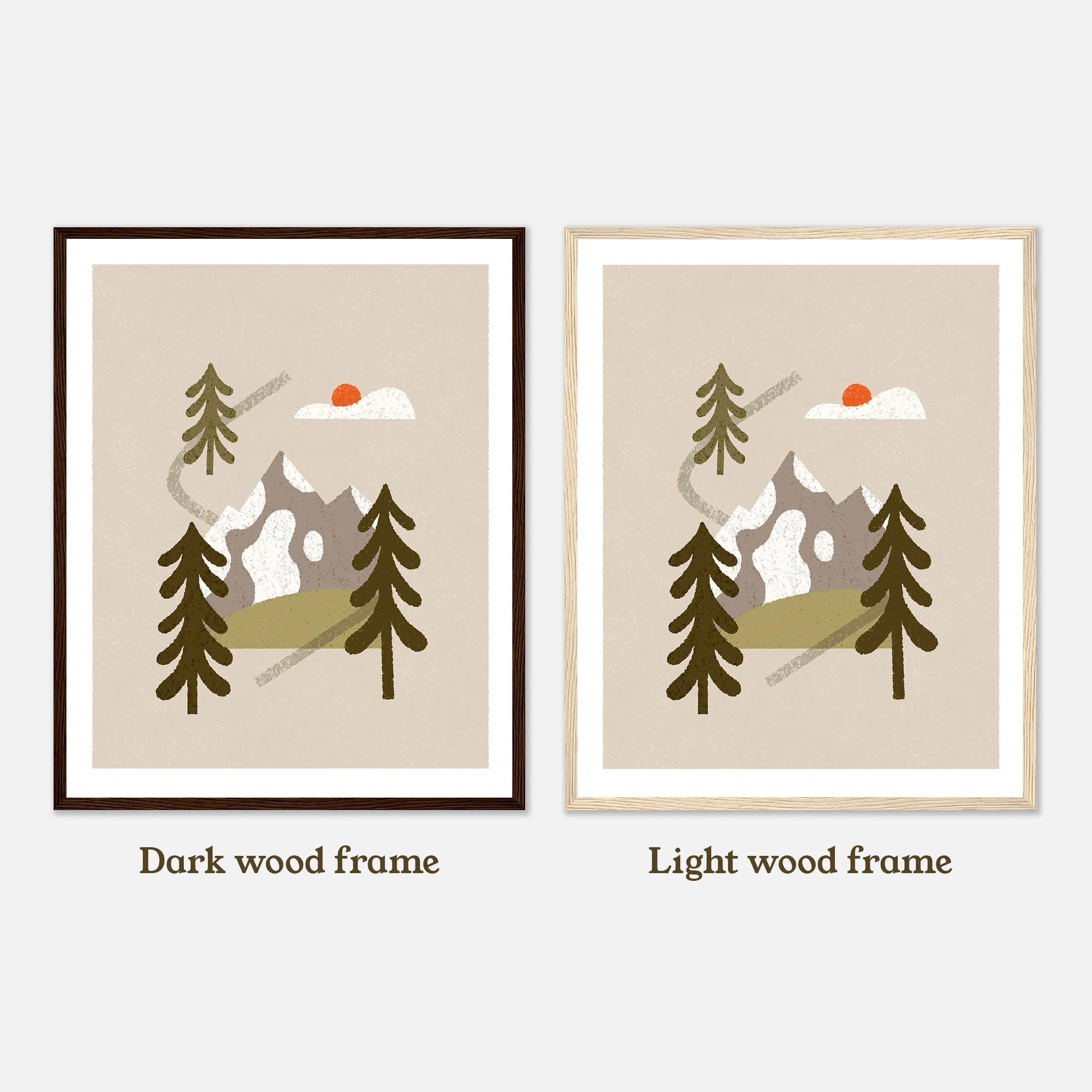 cozy-club-frame-options-light-and-dark-wood-mountain-hike-trail.jpg