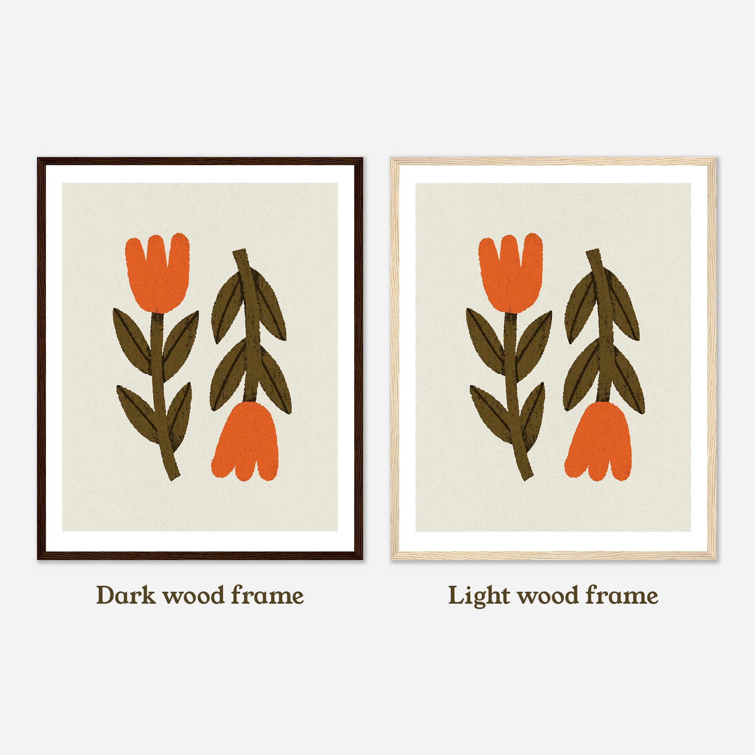 Moody Wildflowers Print