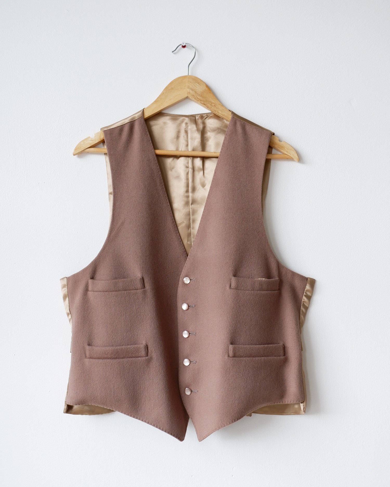 Vintage wool waistcoat size 14 Retold vintage