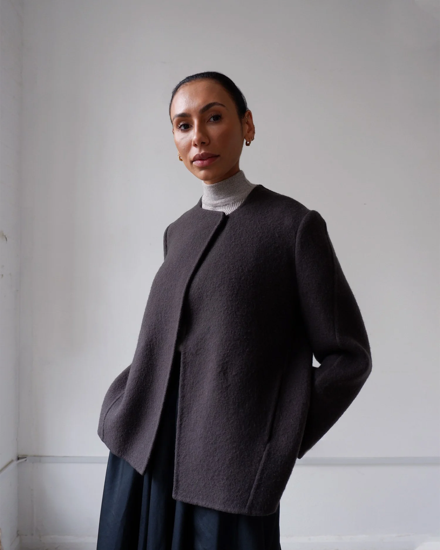 Nicole Farhi wool-mohair mix jacket — Retold Vintage