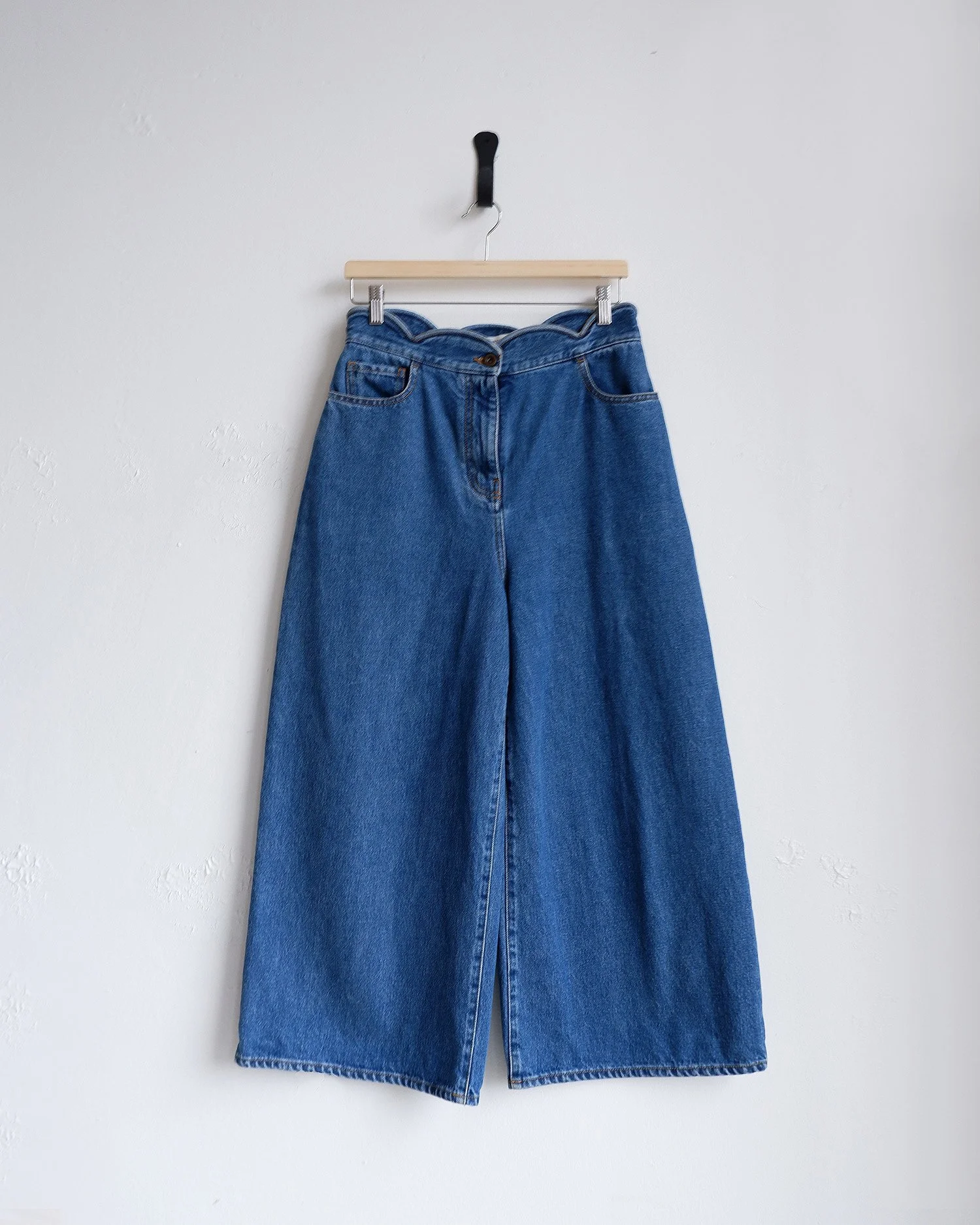 Valentino scallop jeans — Retold Vintage