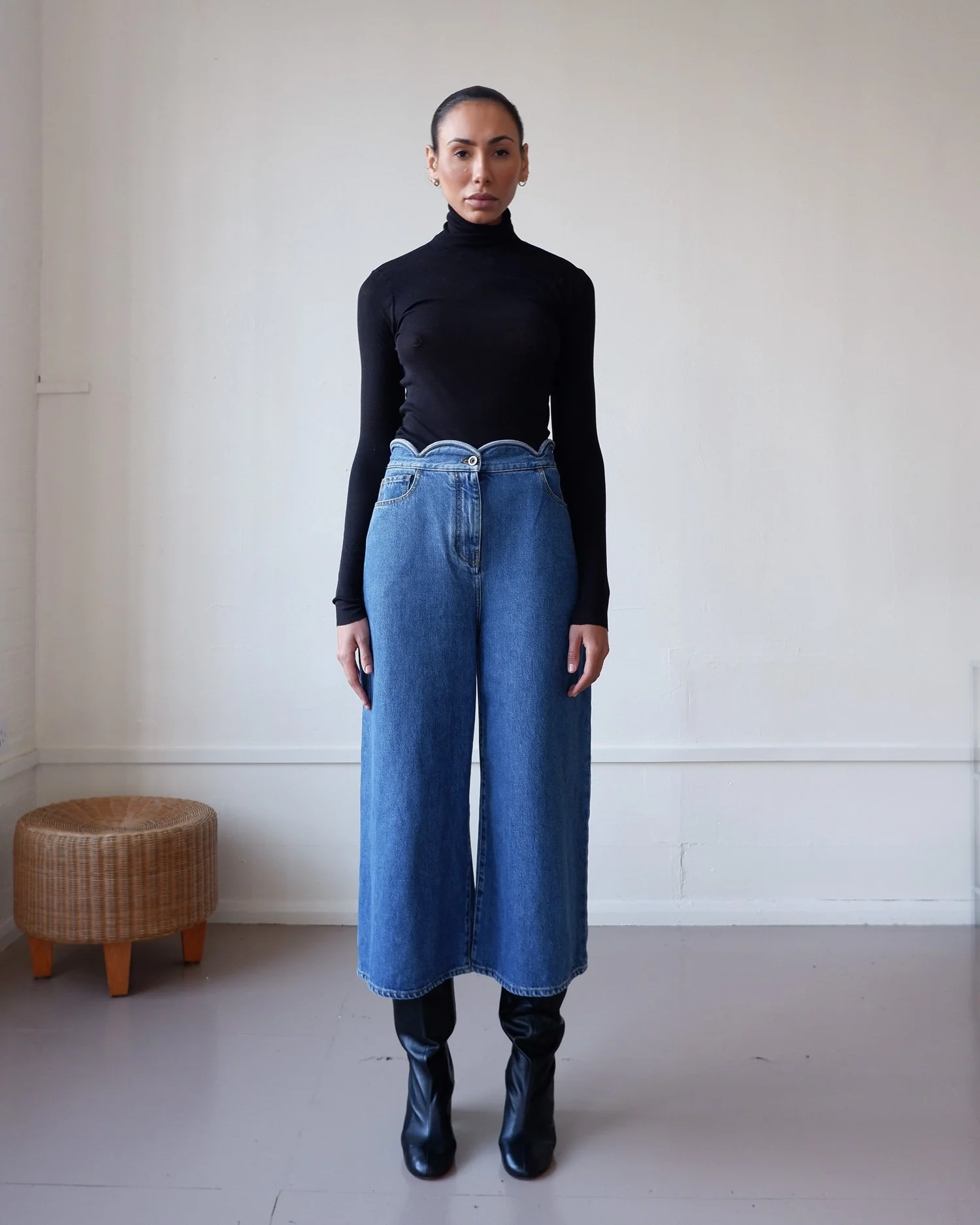 Valentino scallop jeans — Retold Vintage