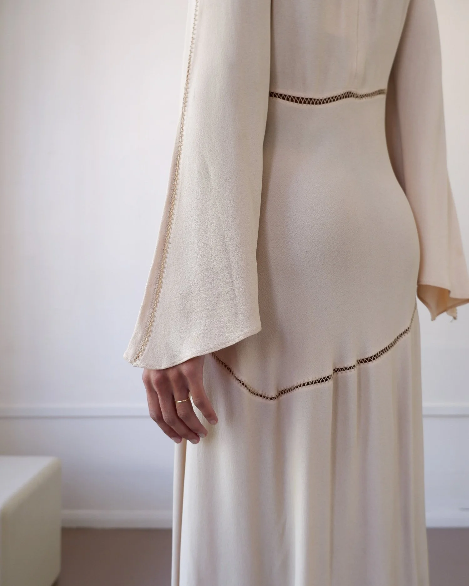 Rare Alice Pollock asymmetric dress  Retold Vintage