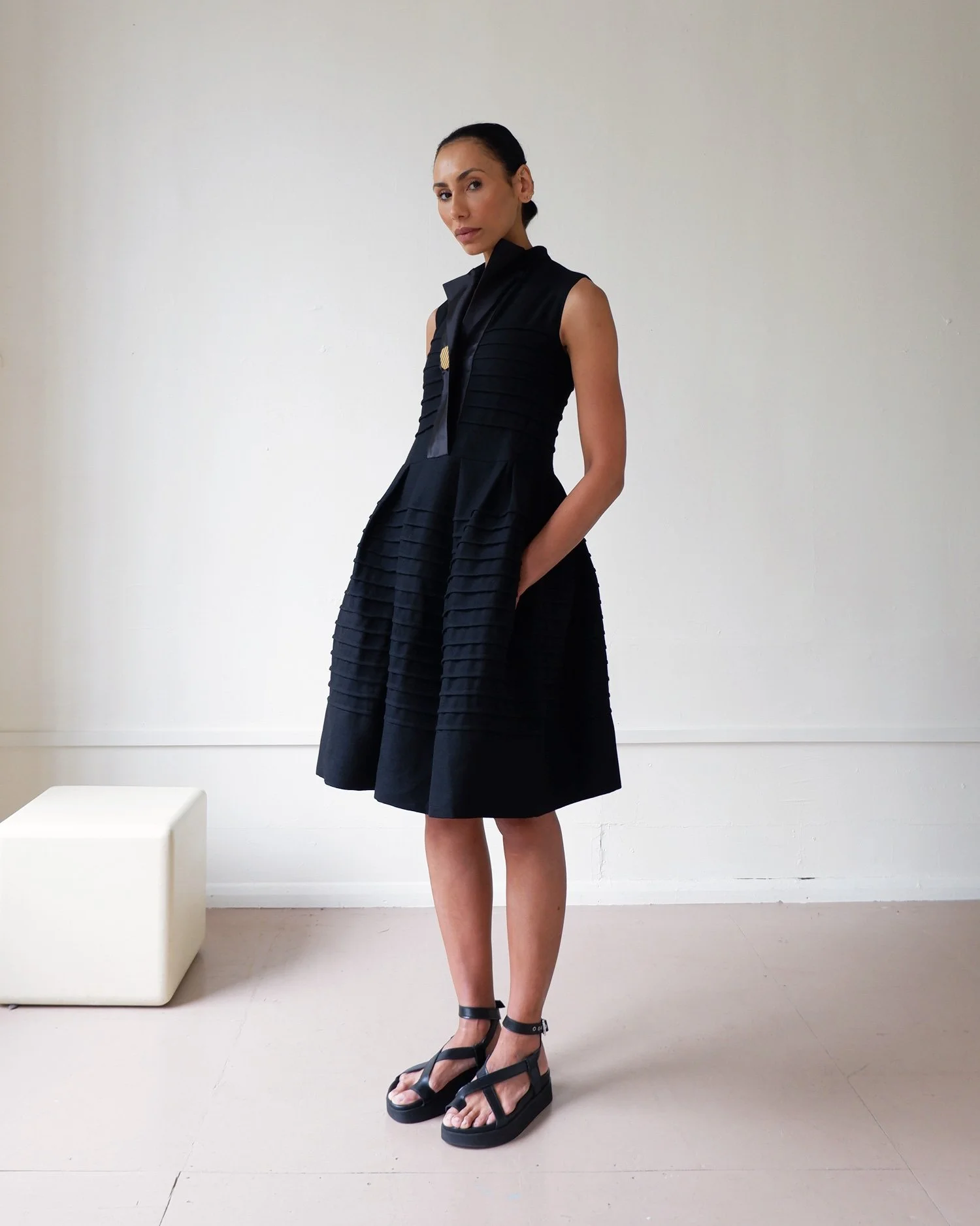 fall knit dress Nicoletta NC2014 Metallic Jersey Evening Gown – Mydressline