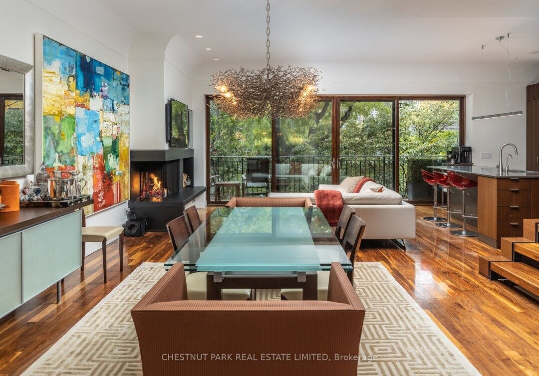 Incredible sophisticated 3 storey home in the heart of South Rosedale. 4+1 bedroom, 5 bathrooms, private driveway with single detached garage. Gorgeous renovation by Altius Architecture Inc., including a library, mudroom, family room, nanny suite, la