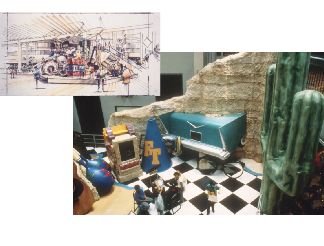 2. Fiesta Texas Amusement Park, Promotional Mall Exhibit