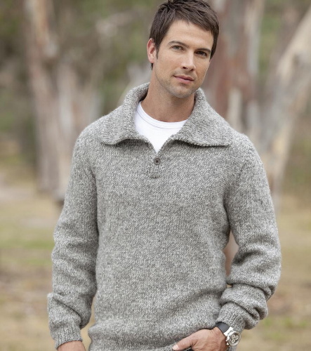 Men's Collar Sweater