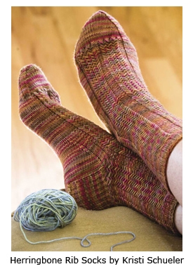 Herringbone Rib Socks