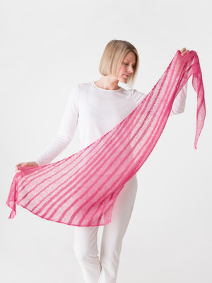 Ossa - Bias Striped Shawl