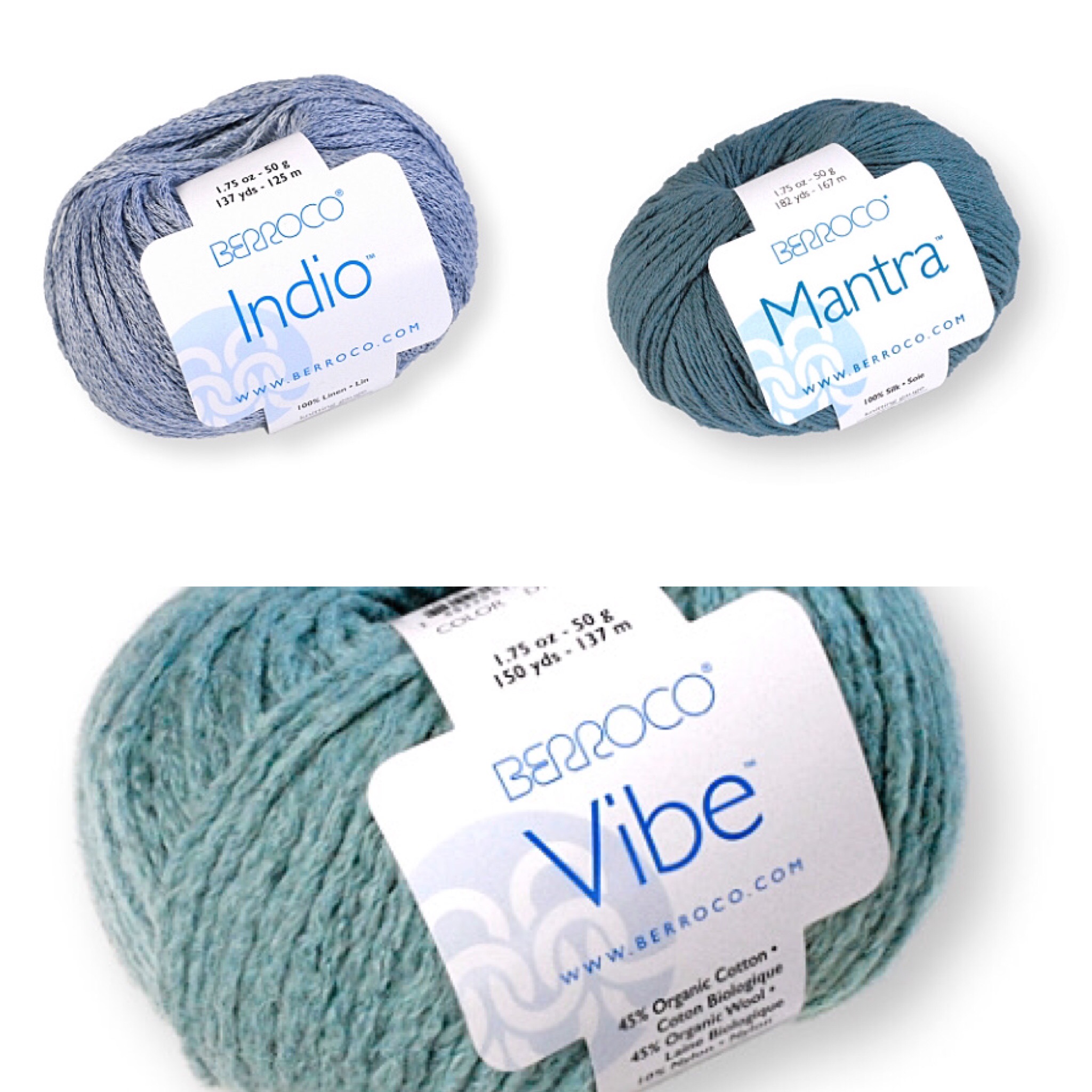 Berroco released 3 new yarns for Spring/Summer 2019