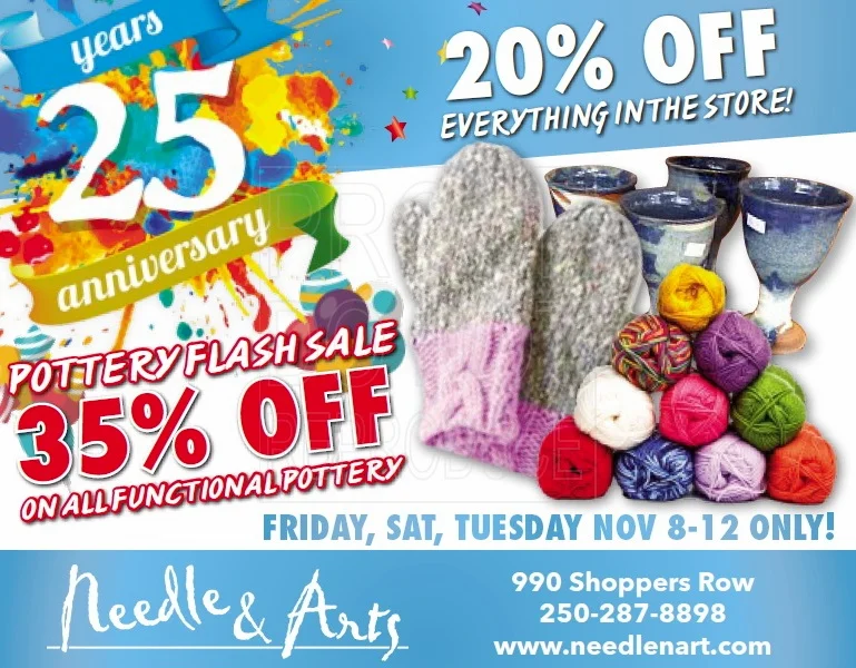 35% Flash Sale for Pottery