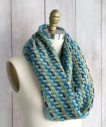 Trolley Tracks Infinity Scarf