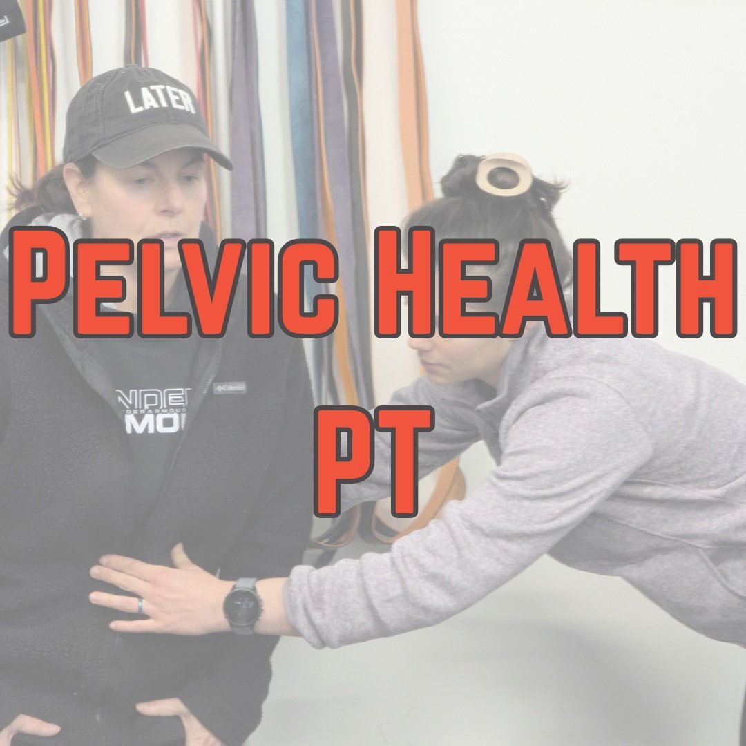 A pelvic health physical therapist helping a patient with core activation.