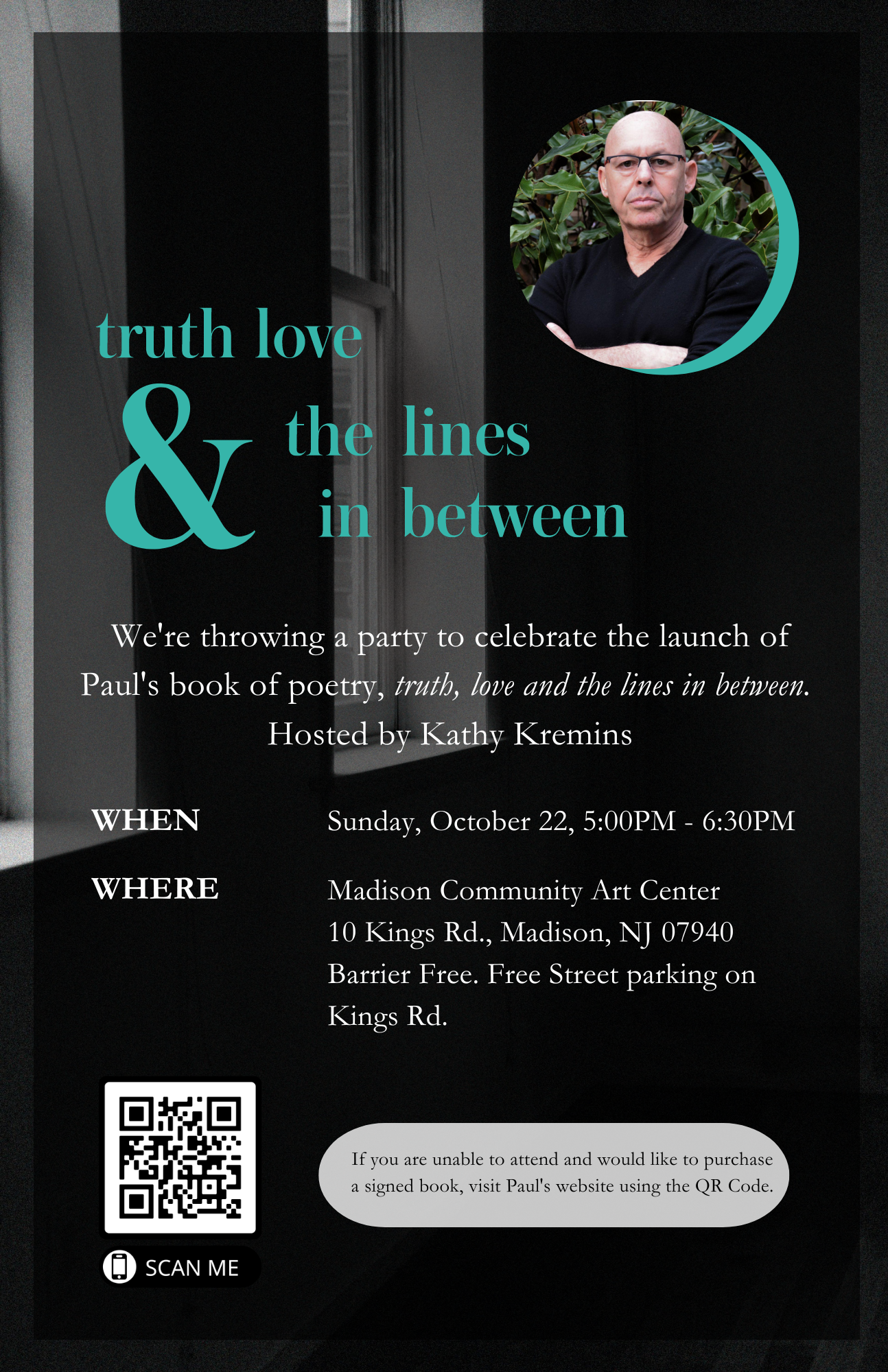 Paul's Book Launch!! truth, love and the lines in between