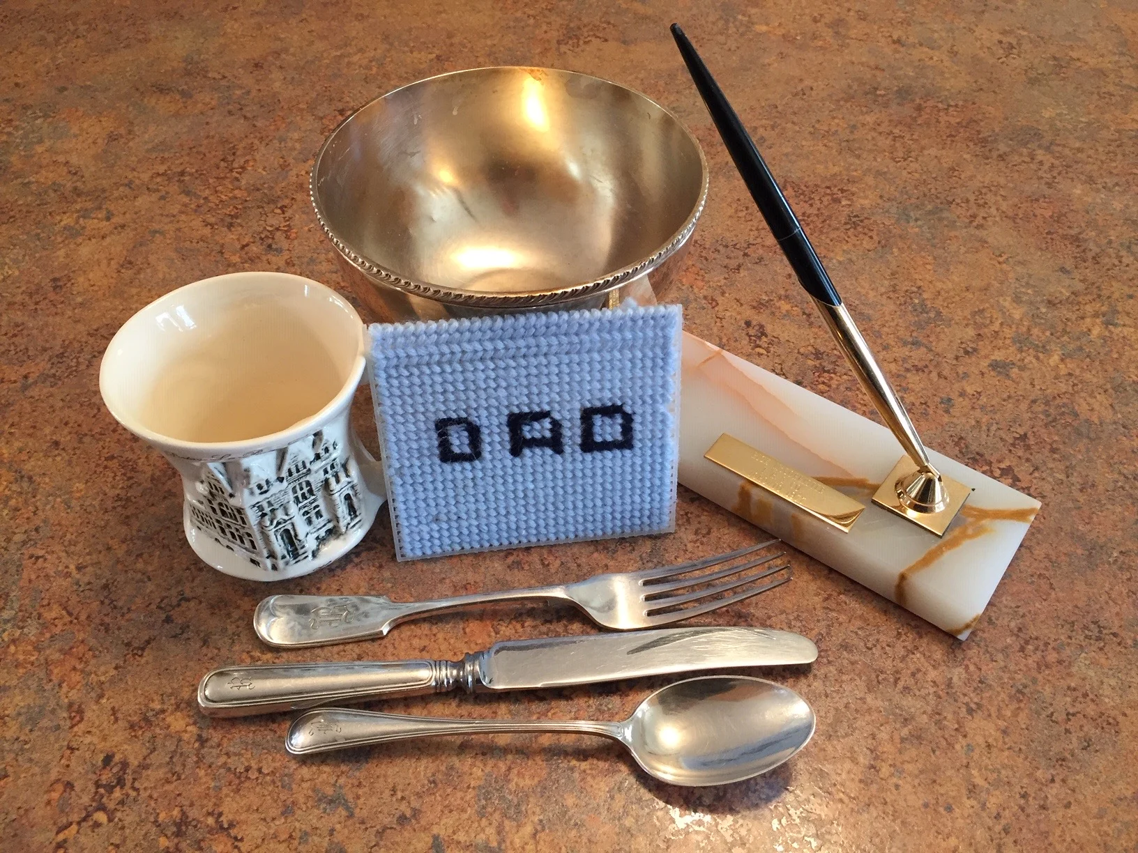 DOWNSIZING SENTIMENTAL INSCRIBED ITEMS