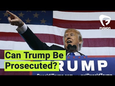 Can the President Be Criminally Prosecuted?