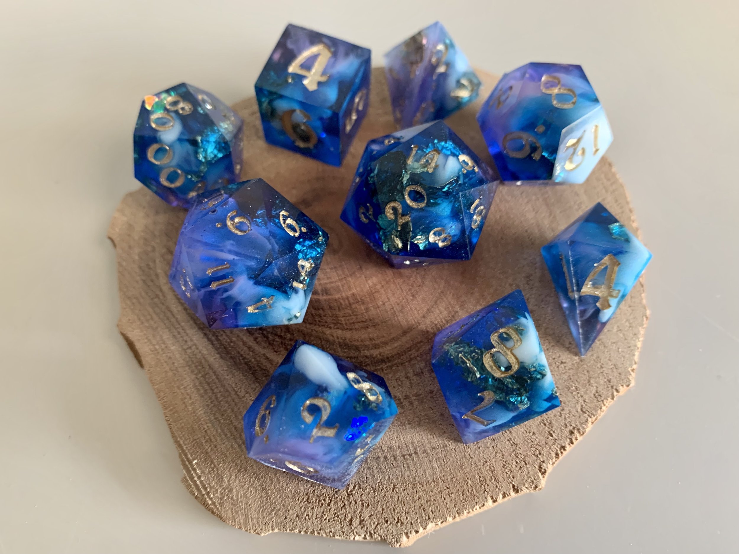 Dreamy Sky - second dice set I made