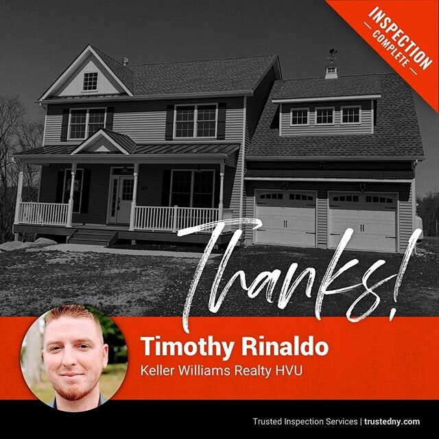 Thanks to @trinaldo_realestate for the referral. The home was new construction and in great shape. Congrats to our clients. @kellerwilliamshvu @kellerwilliamsrealty @coachannagibbs