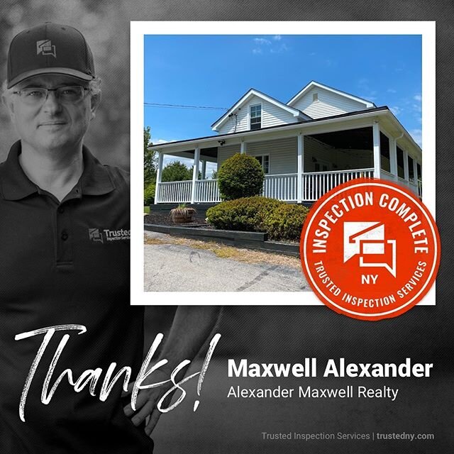 Thank you Maxwell Alexander @almaxrealty for your referral. We appreciate the business.