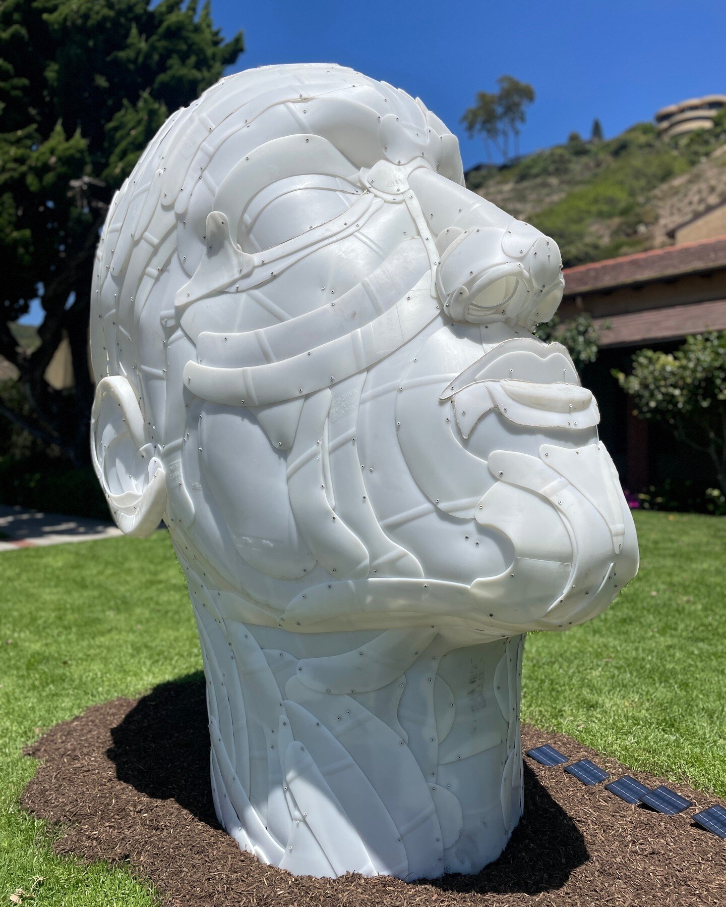 Feature Friday!

Check out this incredible sculpture &ldquo;Inquire Within&rdquo; by @joeldeanstockdill &amp; @yustinaa with @building180 at Laguna Beach City Hall. This eight foot tall human head is constructed from reclaimed 50-gallon plastic barre