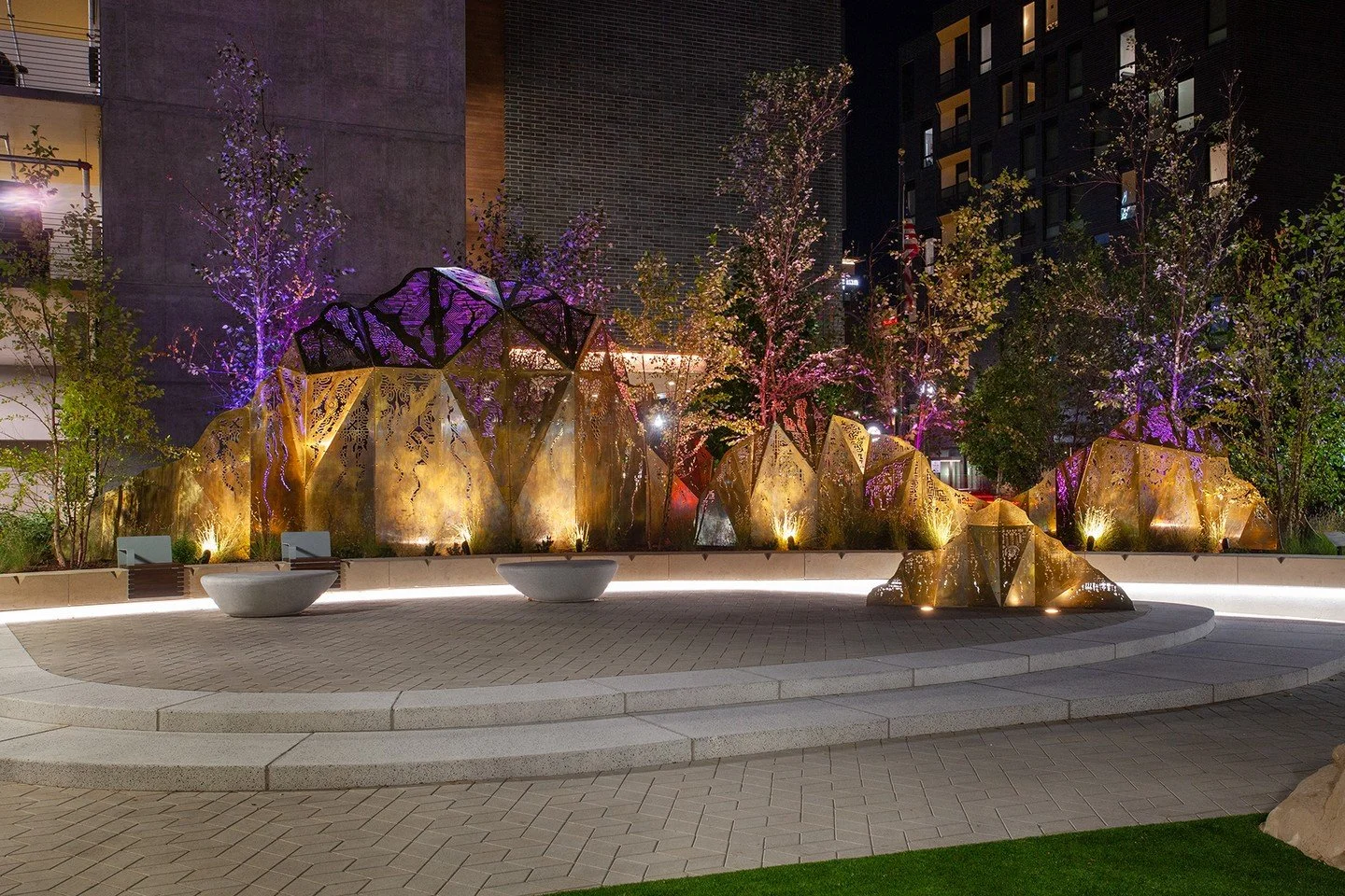 Did you know Rbhu offers rendering and shop drawings? We helped produce detailed shop drawings and assemblies for this stunning project, from geometry to complex bolt patterns!⛰️

&quot;Kaixo Corner&quot; by Hua Design Studio consists of brass mounta