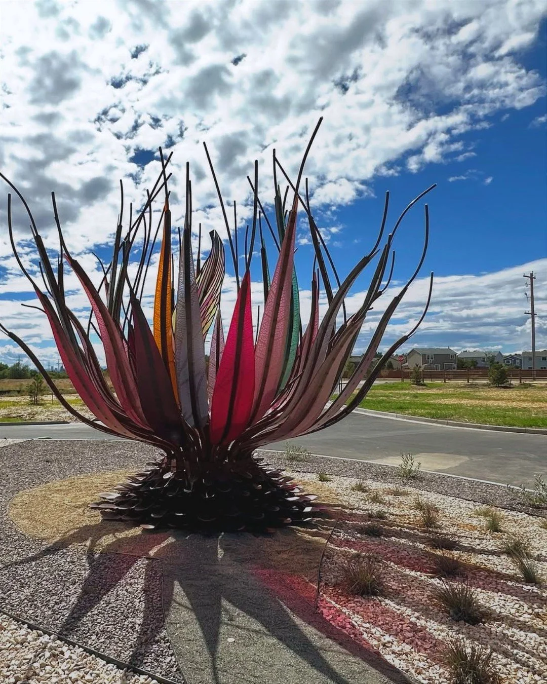 Can you spot the symbolism in James Peterson&rsquo;s new piece, &ldquo;NEST&rdquo;?👨&zwj;🌾

The 14' sculpture has a foundation of shovels - tools that symbolize labor, stewardship, and connection to the earth. Its base draws inspiration from the ha