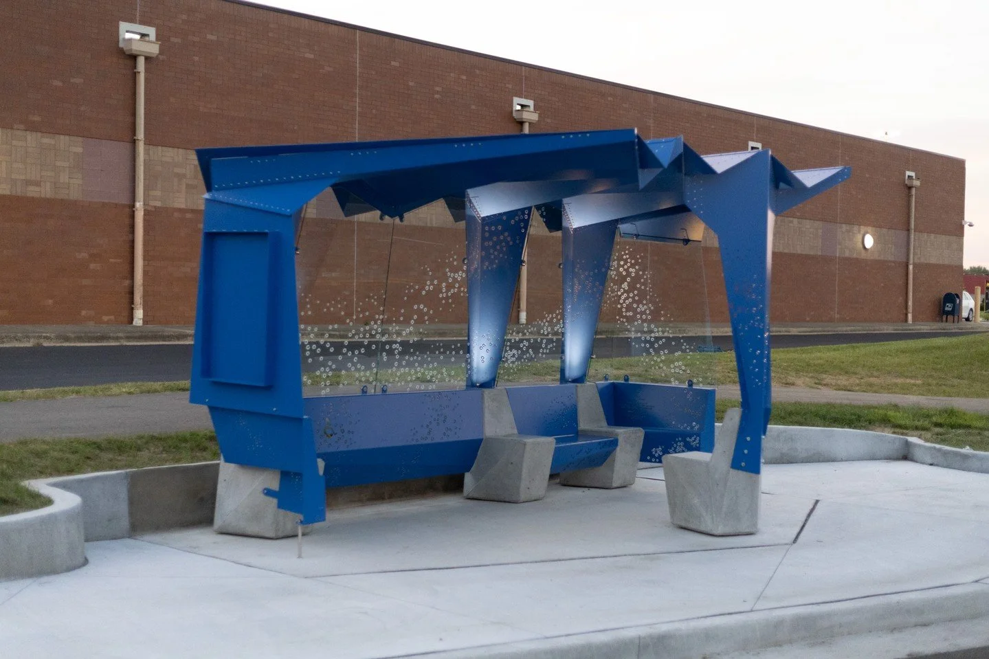 Today&rsquo;s feature, &ldquo;In the Fold&rdquo;, is one of our Rbhu Gives Back grant winners from 2024!

This structure is a student-designed bus shelter developed through the Z602 Design-Build Studio at the Indiana University J. Irwin Miller Archit