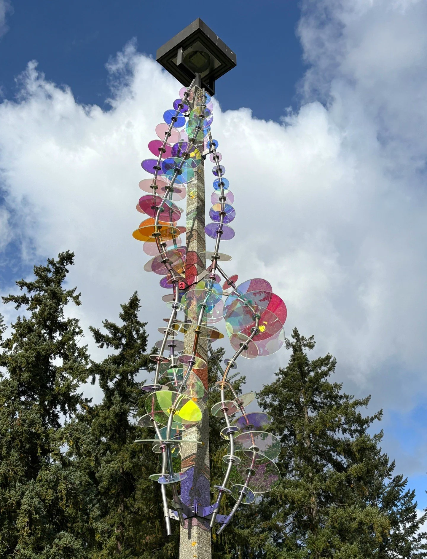 &ldquo;River&rdquo; by Anna Mlasowsky is a visual representation of community through voices🌊

This artwork is a visual presentation of a waveform recording of the phrase &ldquo;It takes more than two to form a river&rdquo;. The pitch and frequency 