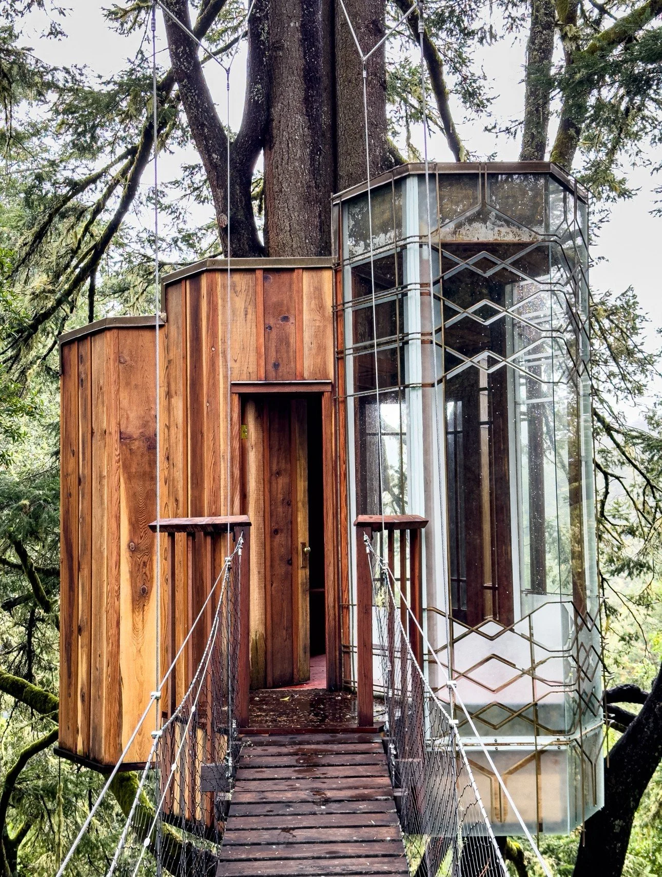 &ldquo;Talaria&rdquo; by O2 Treehouse is the treehouse of your dreams, brought to life✨

Based in Northern California, "Talaria" rises nearly 40 feet into a massive Douglas fir, and is reached by a 30 foot wood planked cable bridge from the