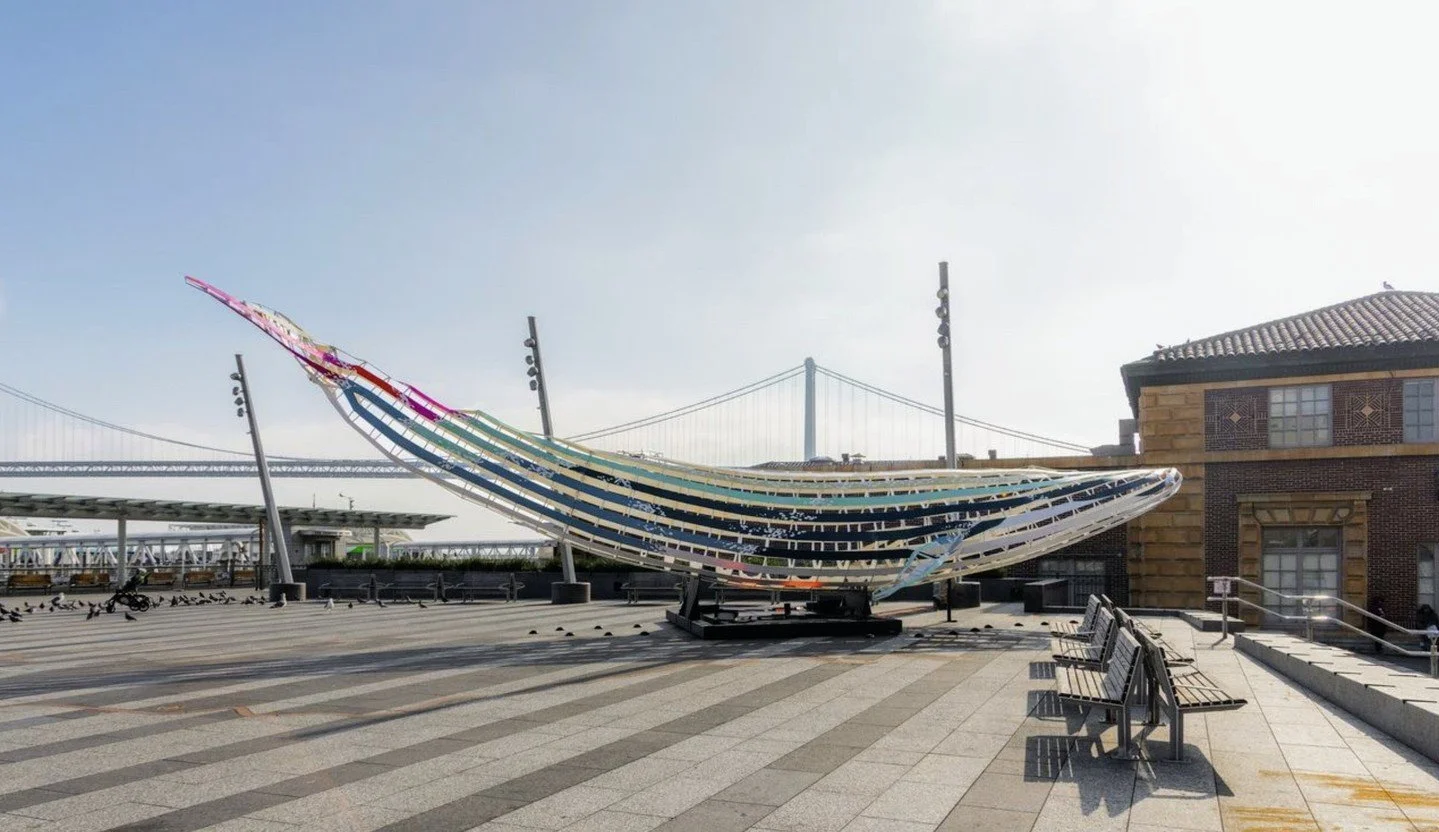 &ldquo;Echoes - a voice from uncharted waters&rdquo; by Mathias Gmachl is a life-sized steel sculpture of a one-year-old blue whale.🐋

This installation is both in honor of one of Earth&rsquo;s largest, most beloved mammals, and a plea for awareness