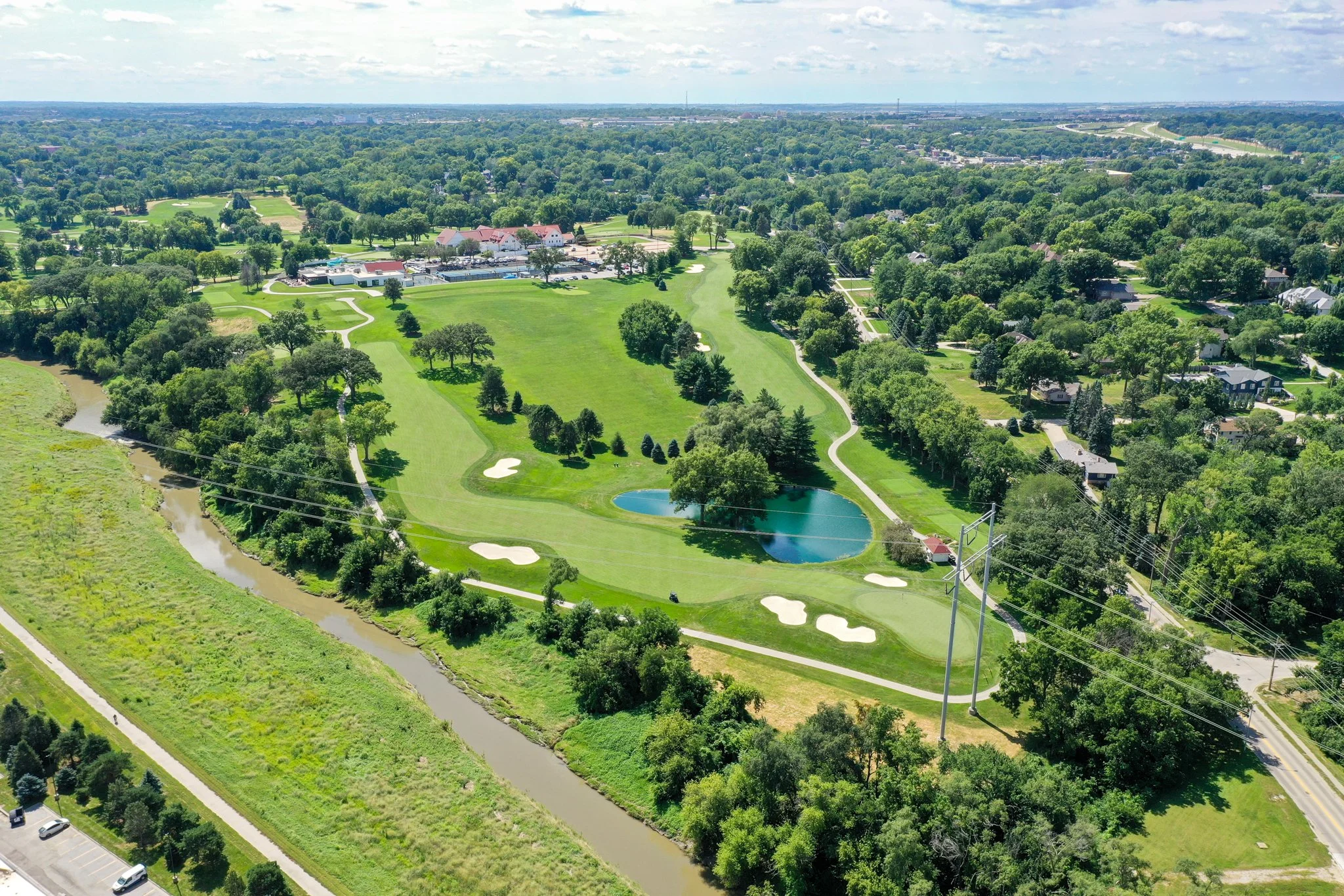 Golf Course Drone Photography