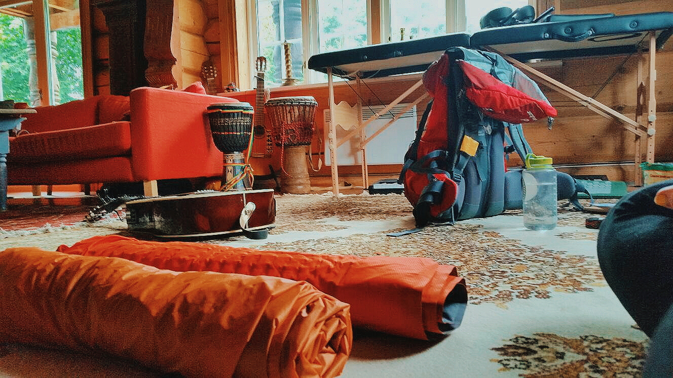 Packing in Norway.